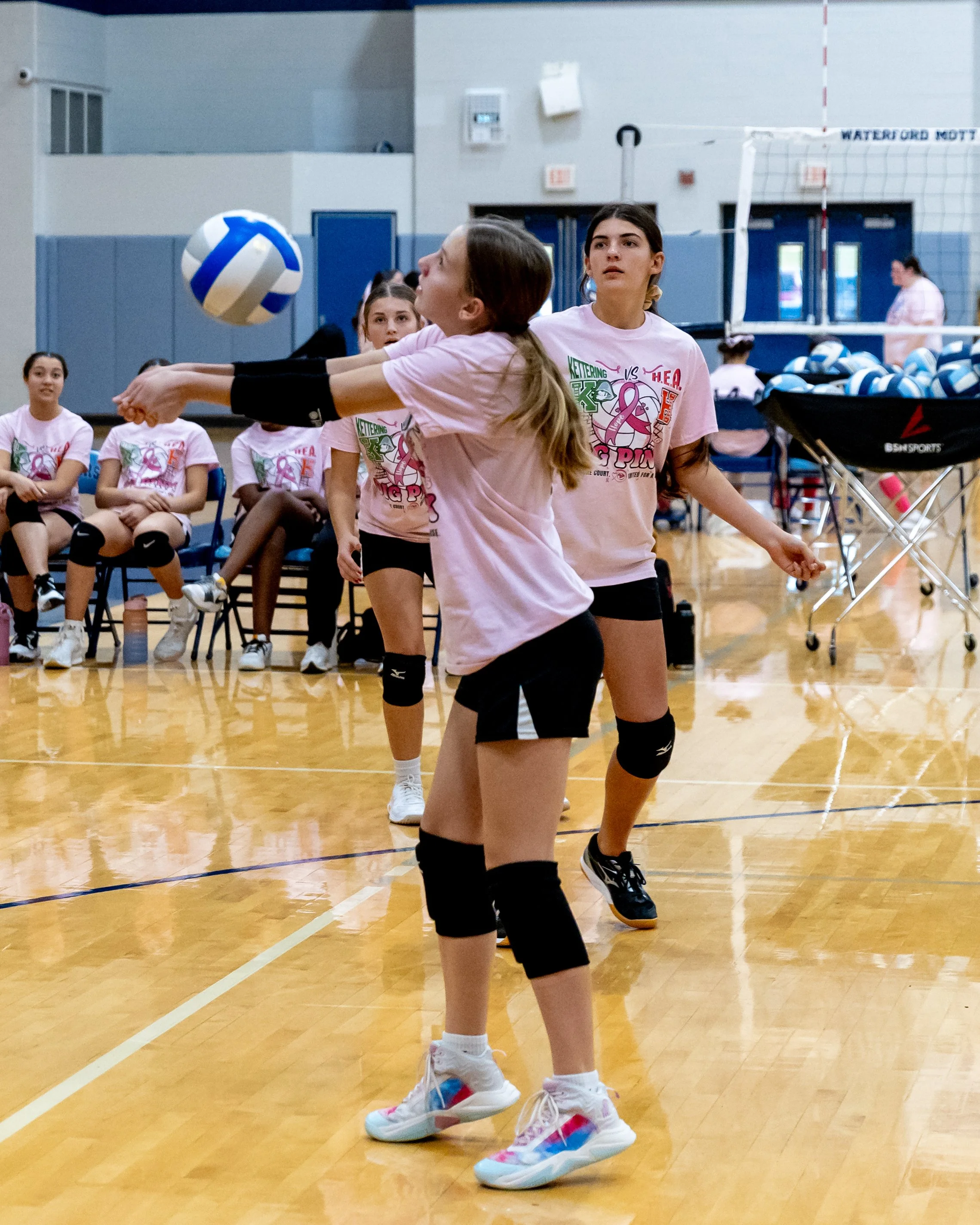 Firebird player hits the ball