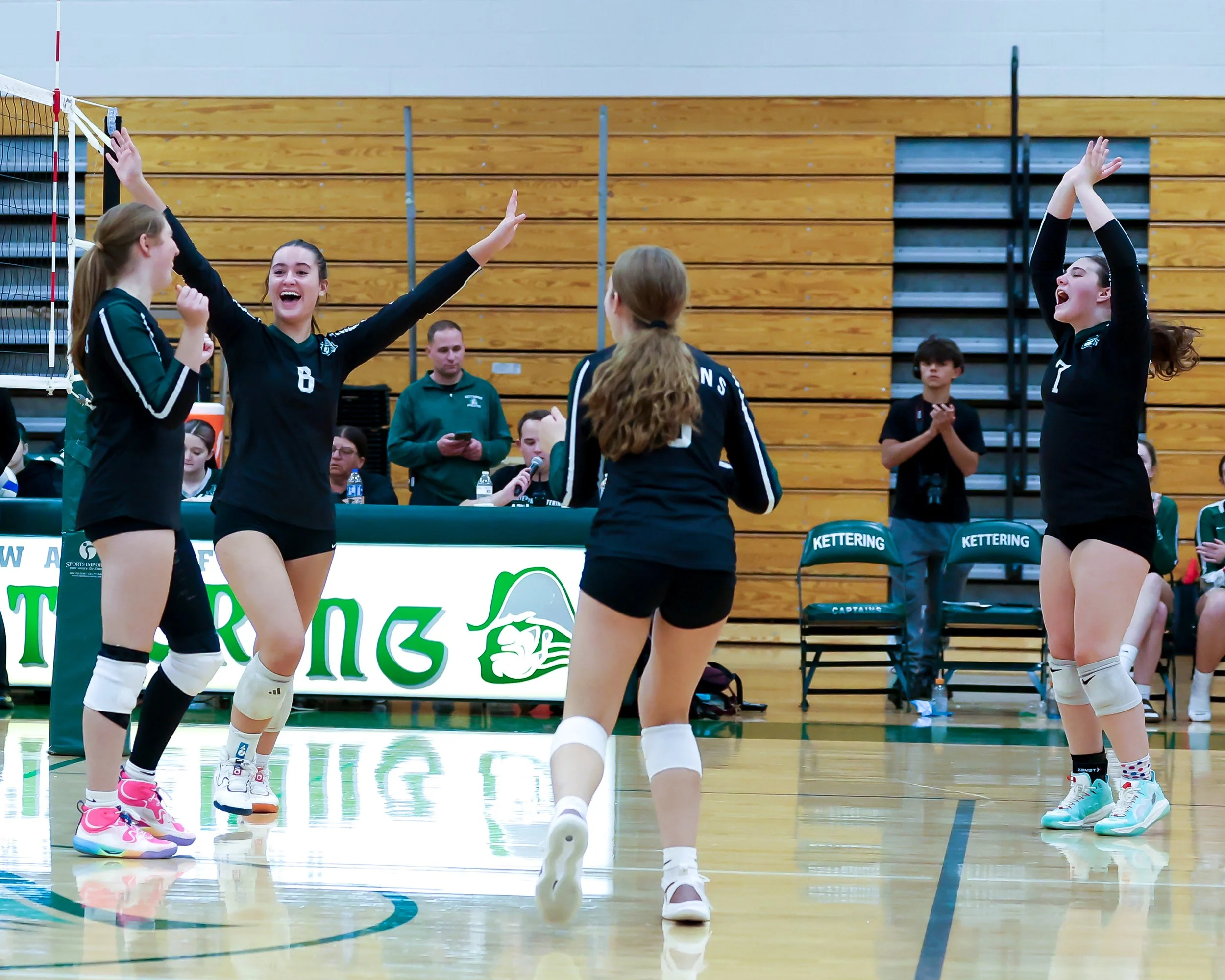WK celebrates a point
