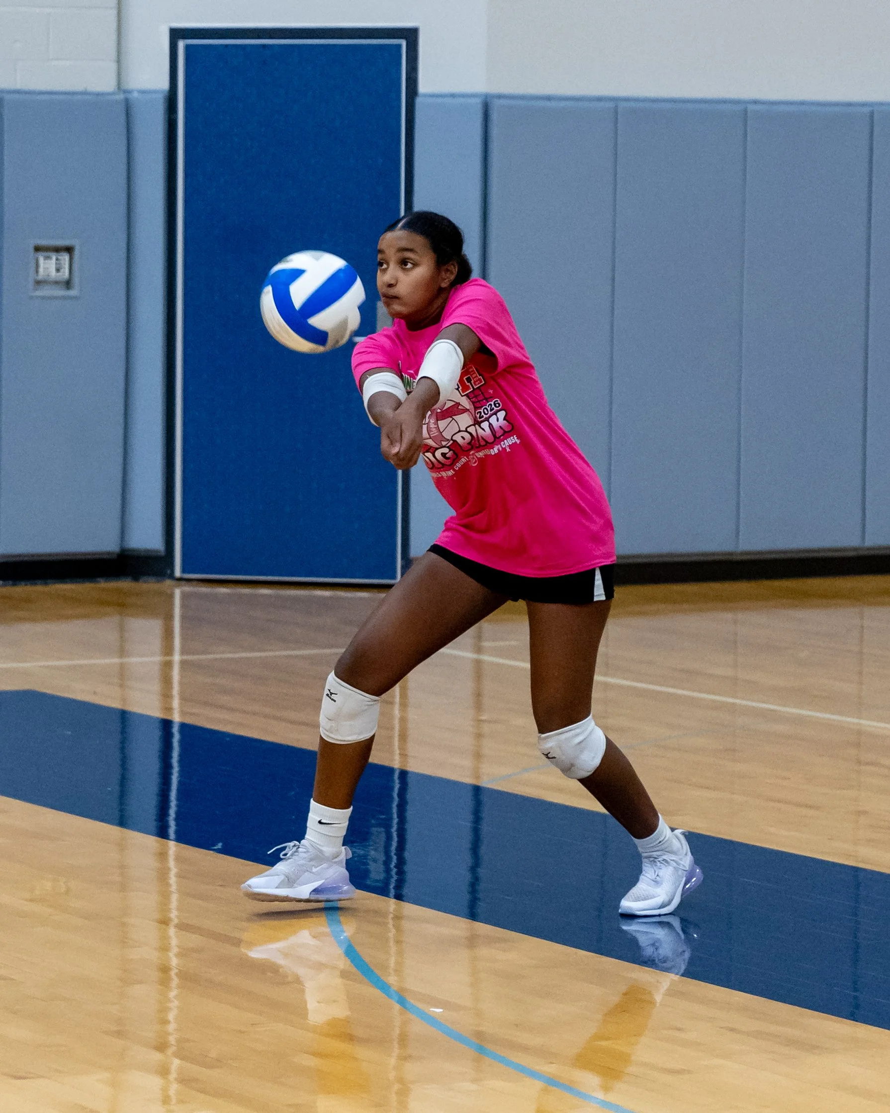 Firebird player hits the ball