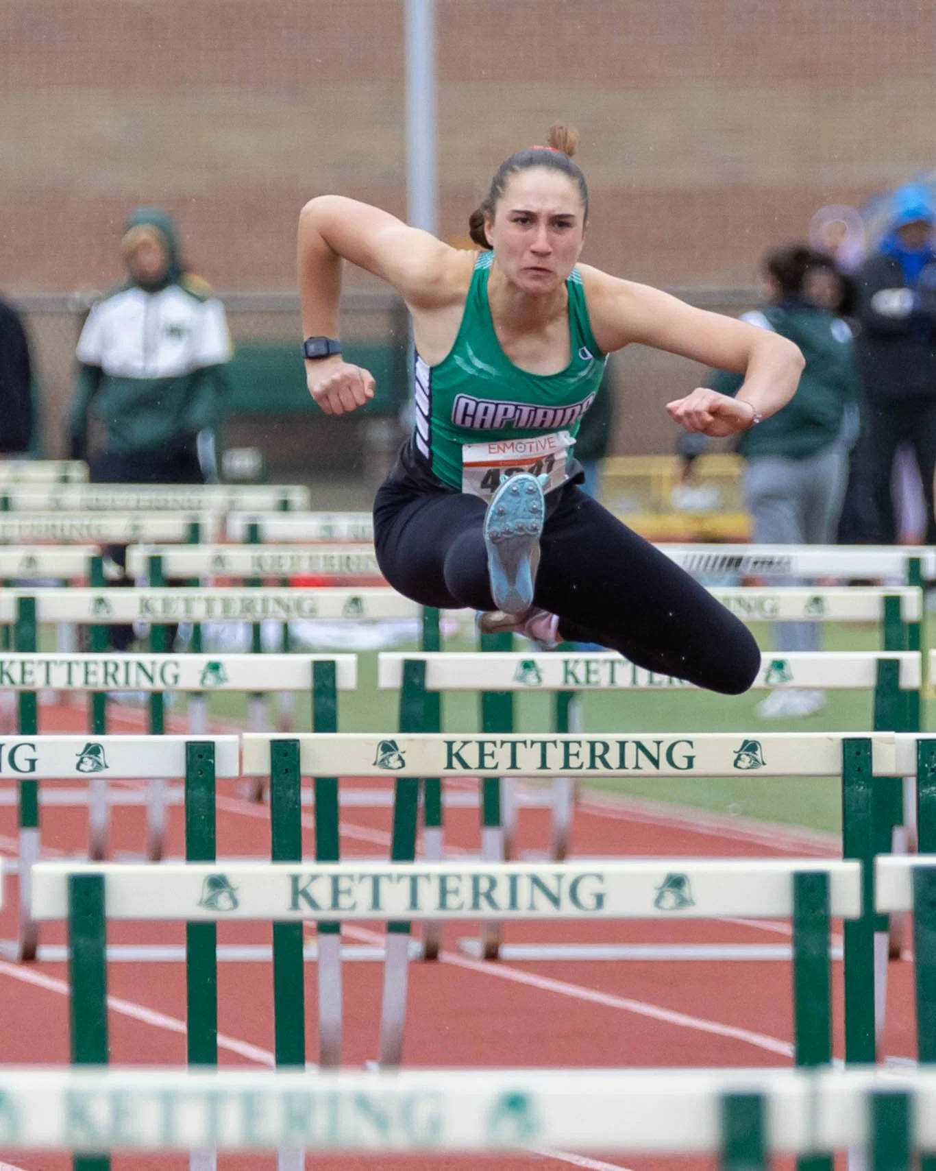 Kettering #4991 over the hurdles 