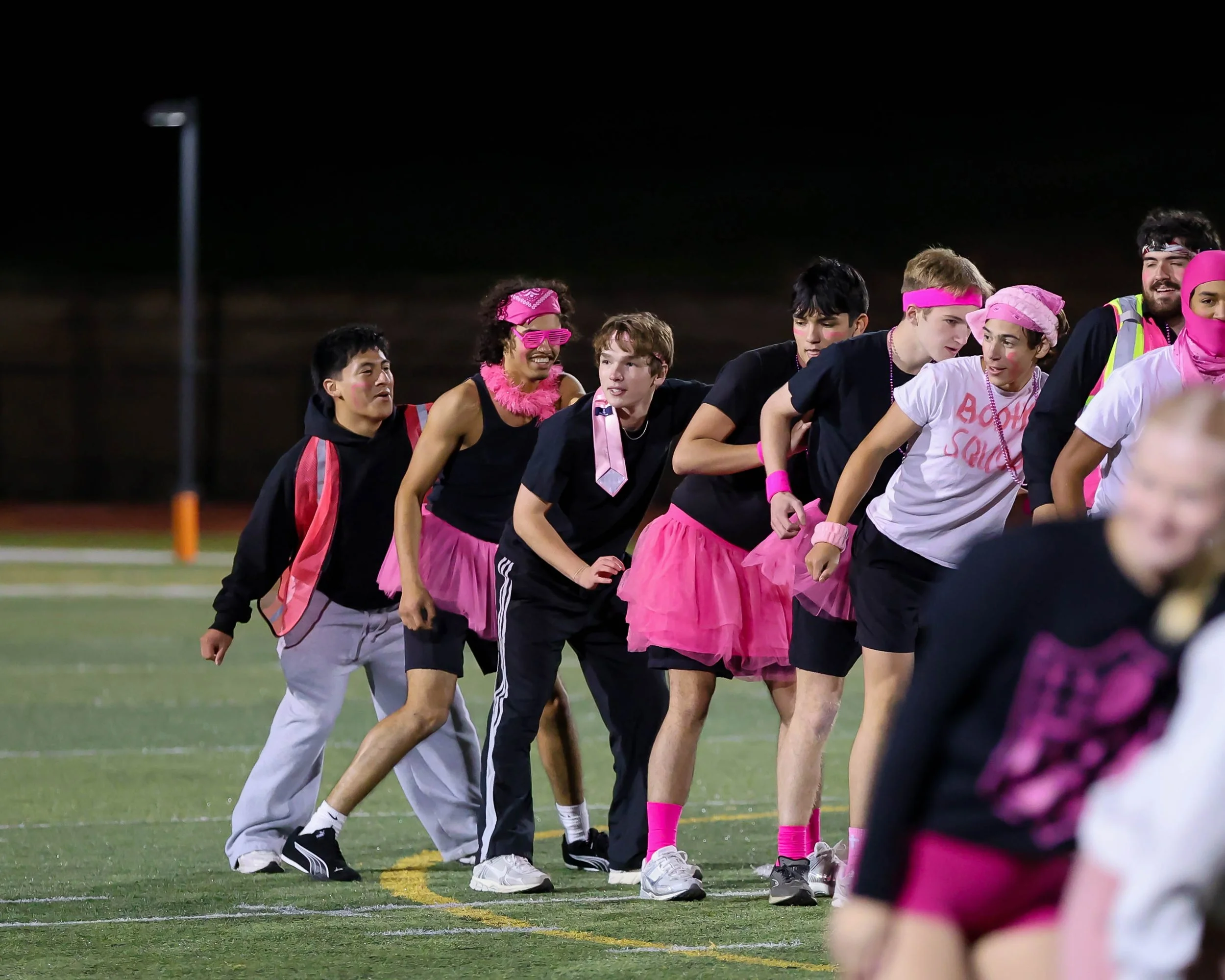 Dance team members