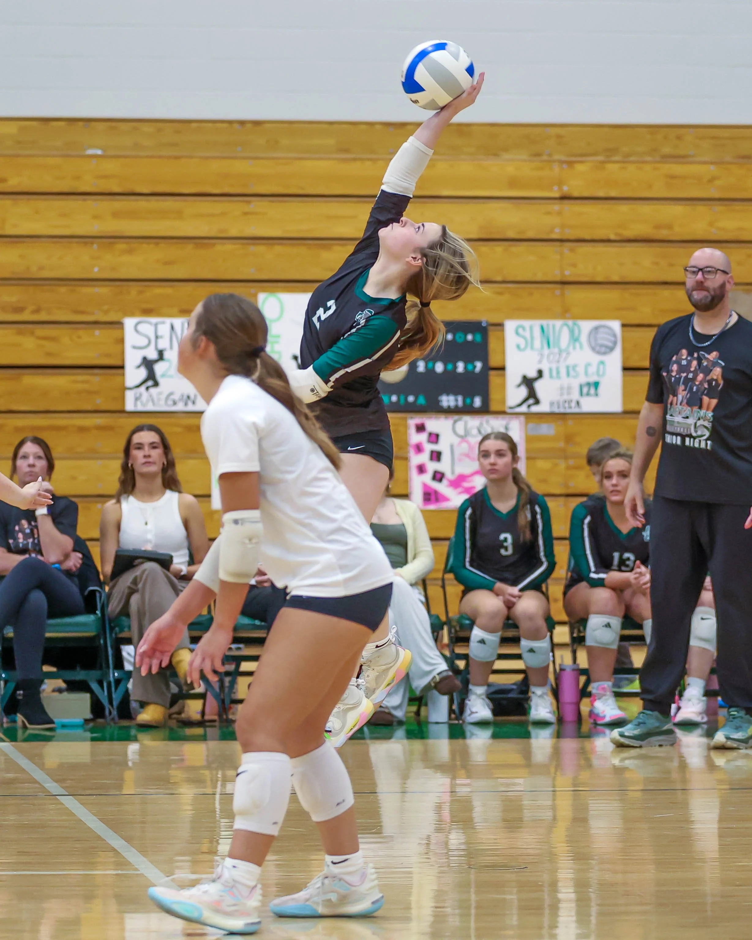 Kettering #2 hits the ball