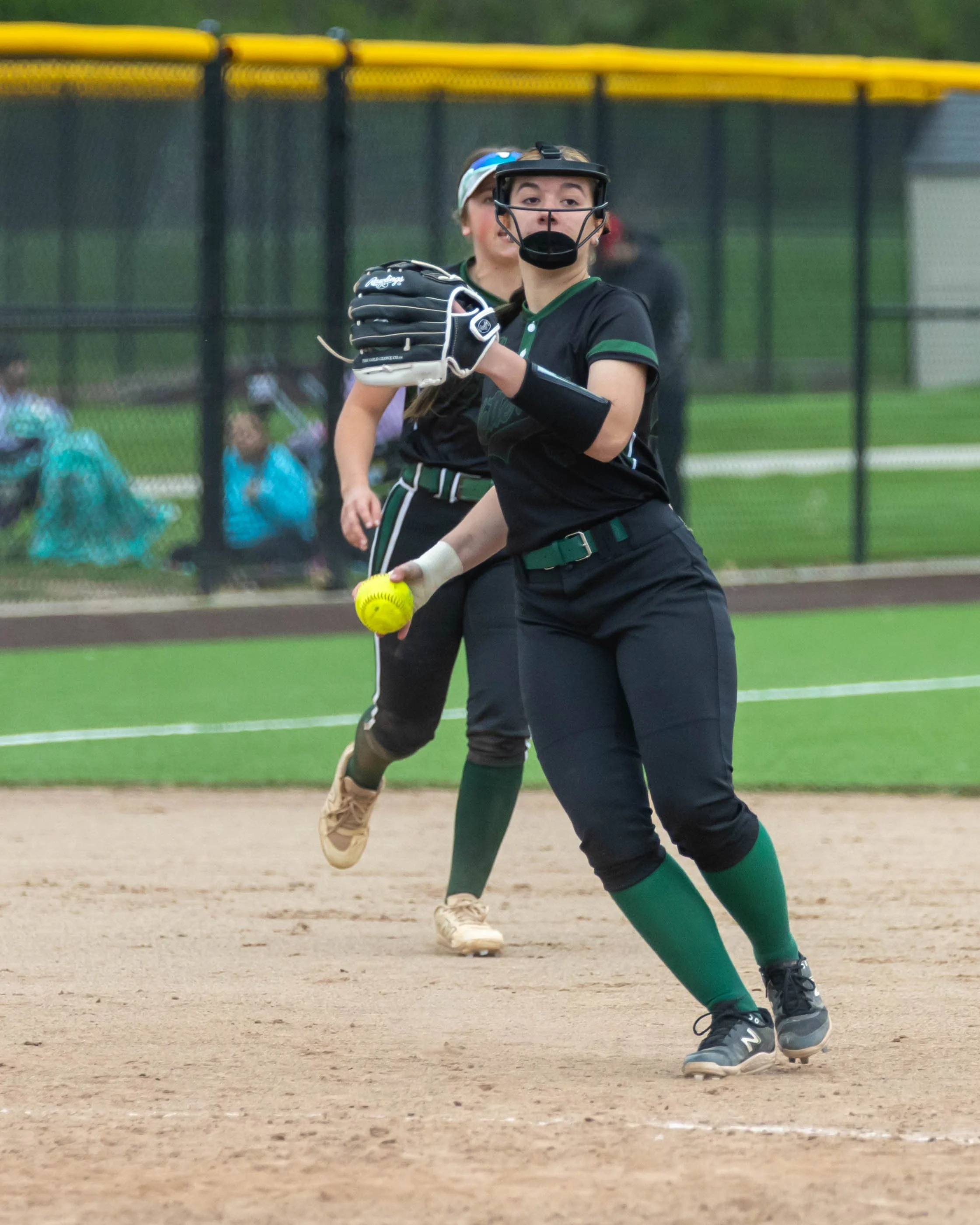 Kettering pitches with ball