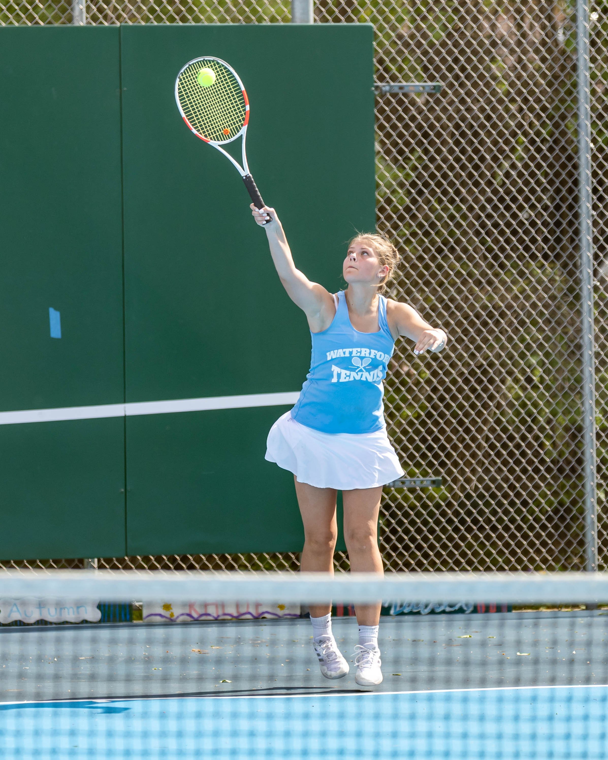 Waterford United serves the ball