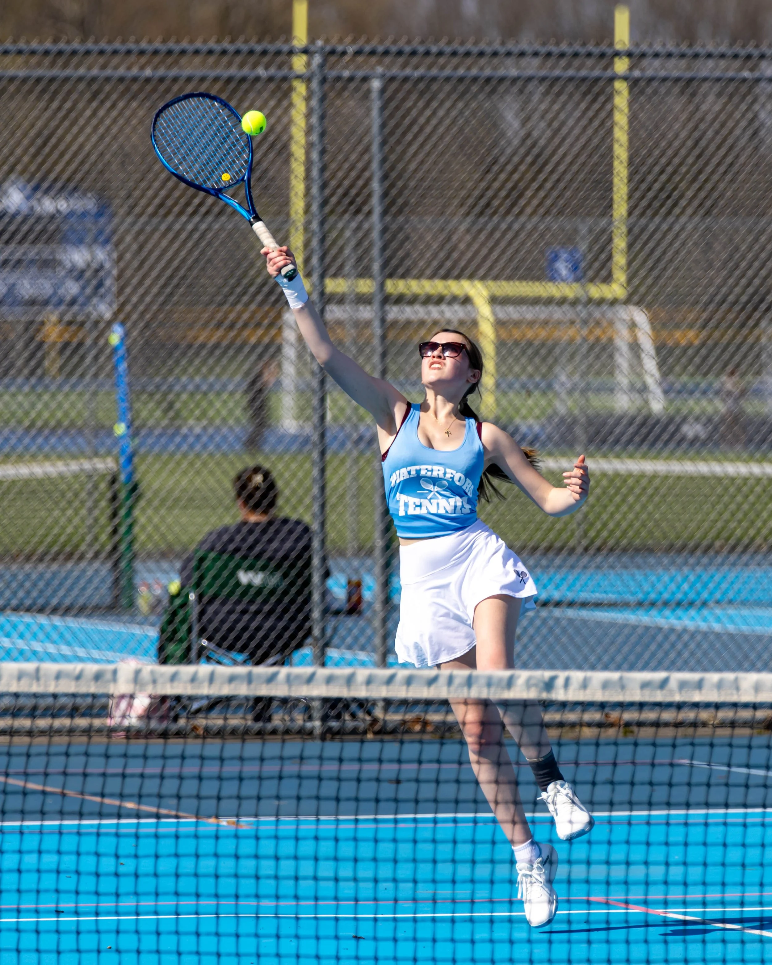 Waterford United player returns the ball