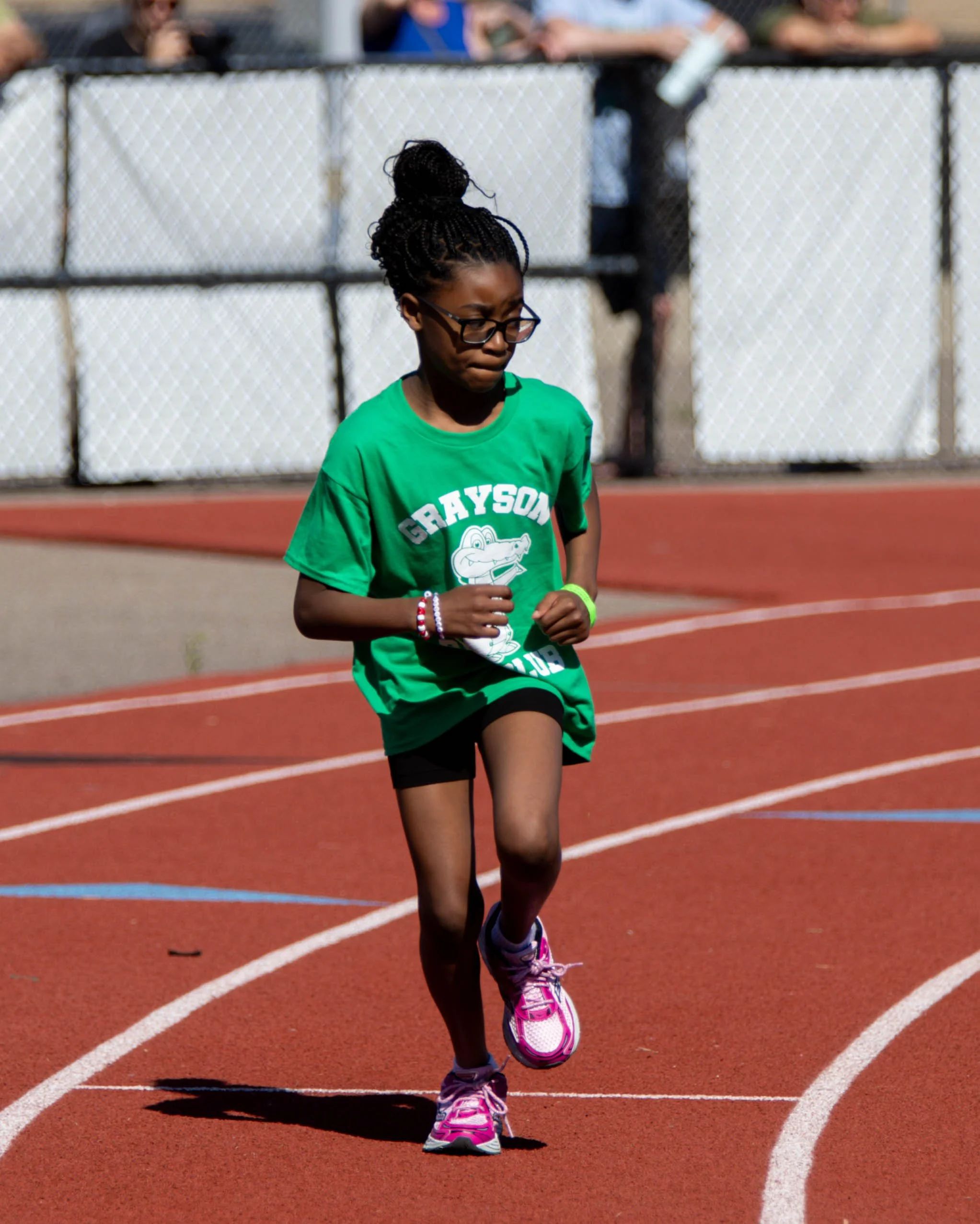 Grayson runner finishes the race