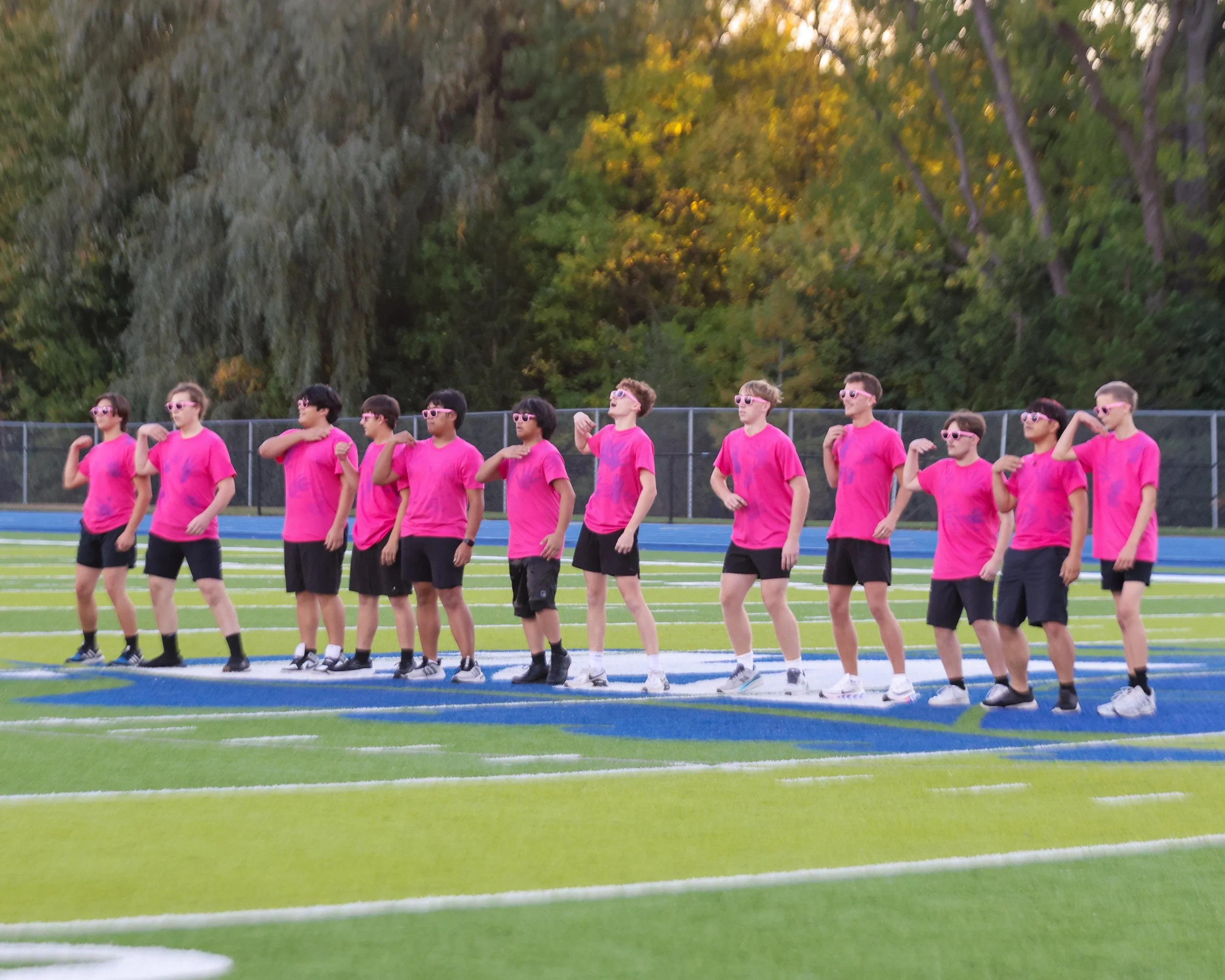 WM Cheerleaders at halftime