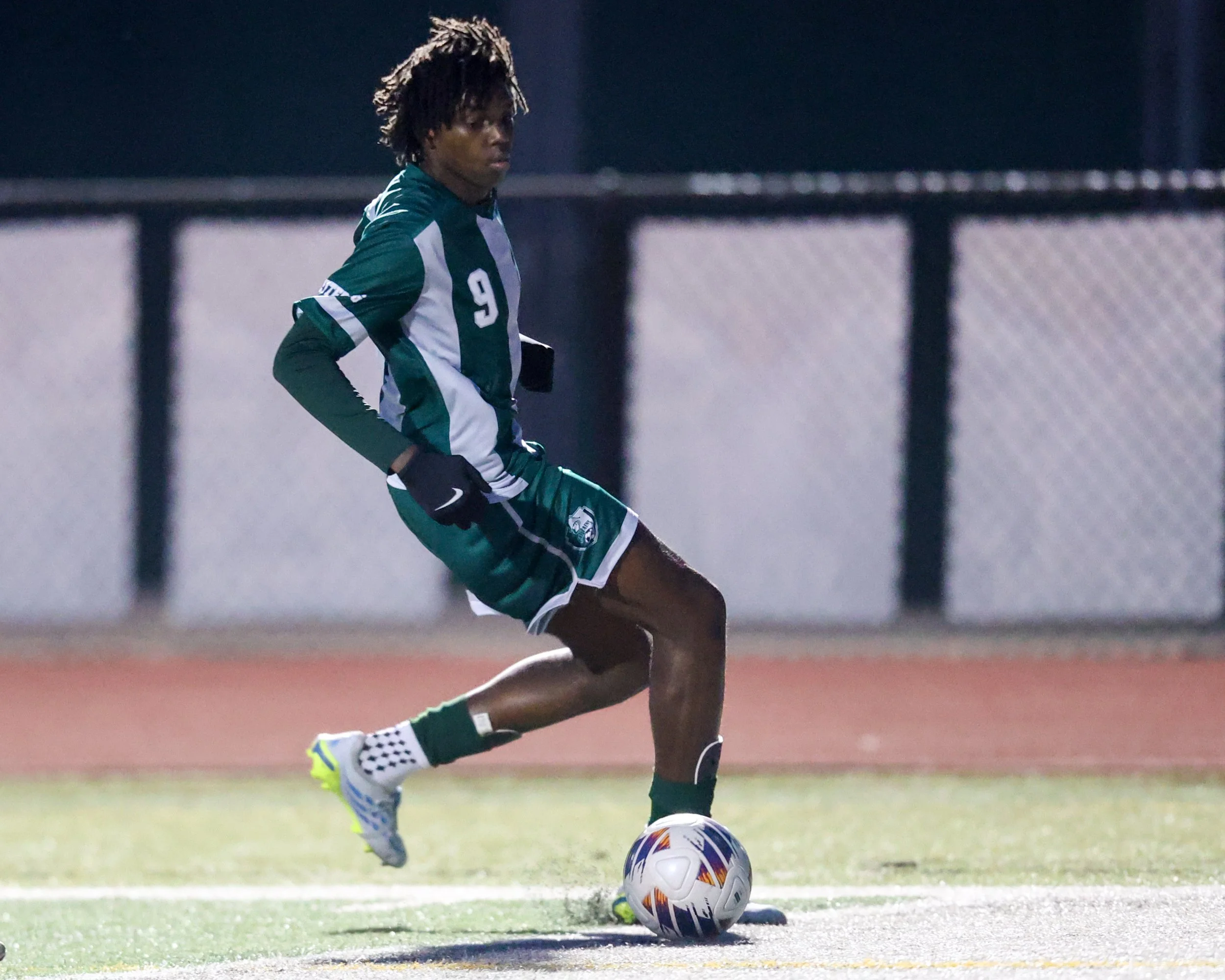 WK #9 with the ball 