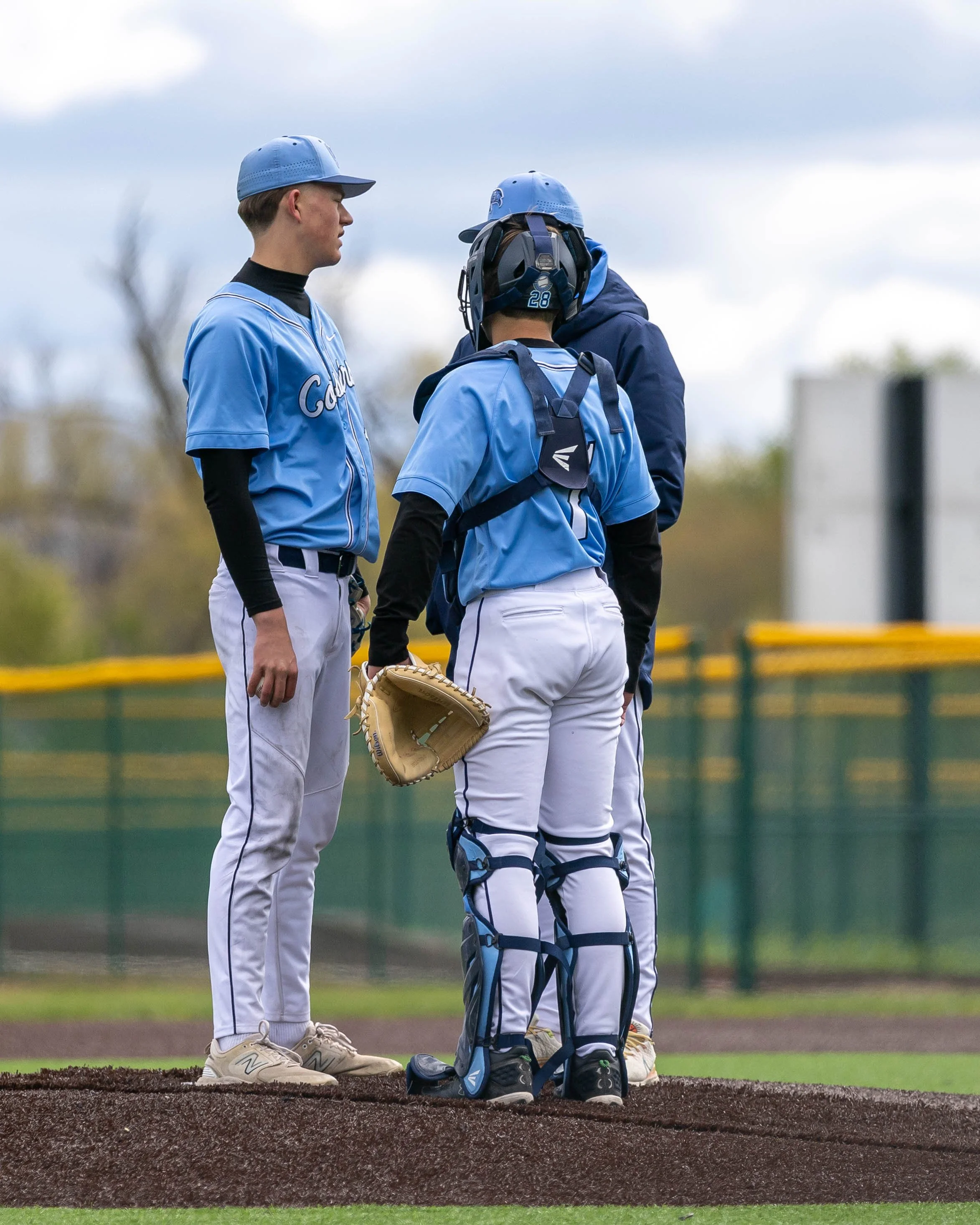 Pitchers meeting on the mound