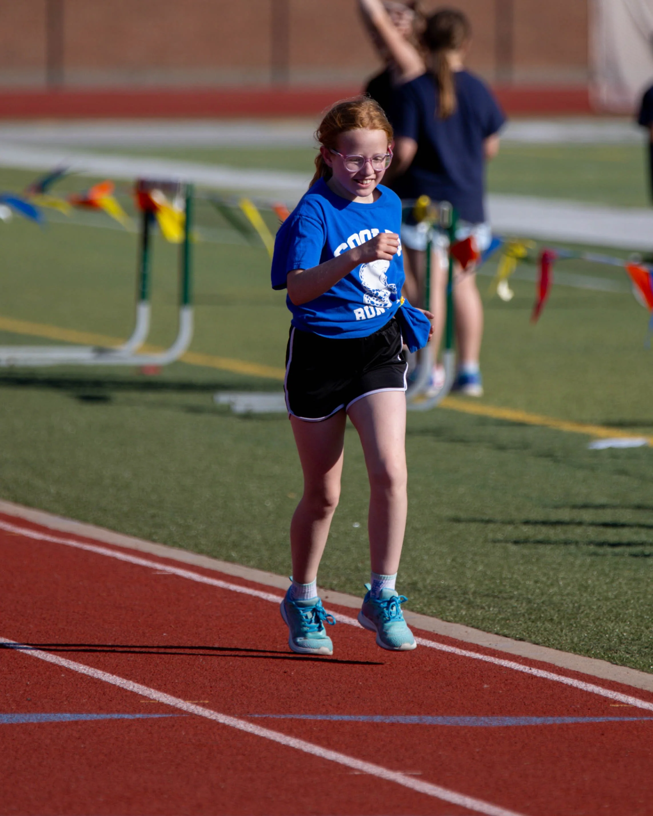 Cooley girl  finishes finishes the race