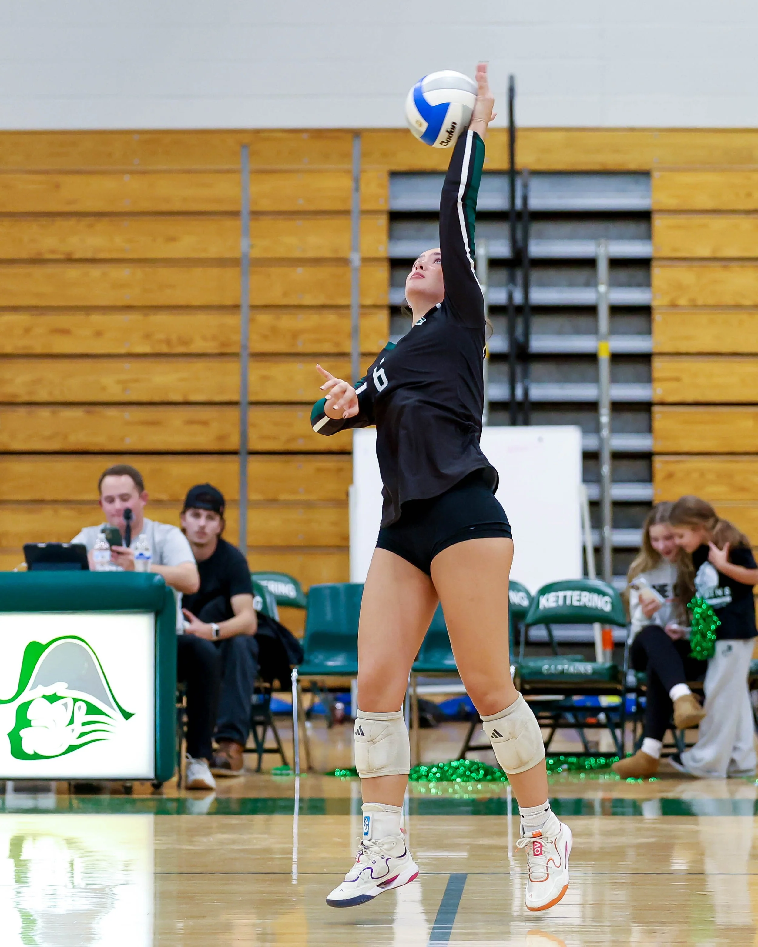 Kettering #6 hits the ball
