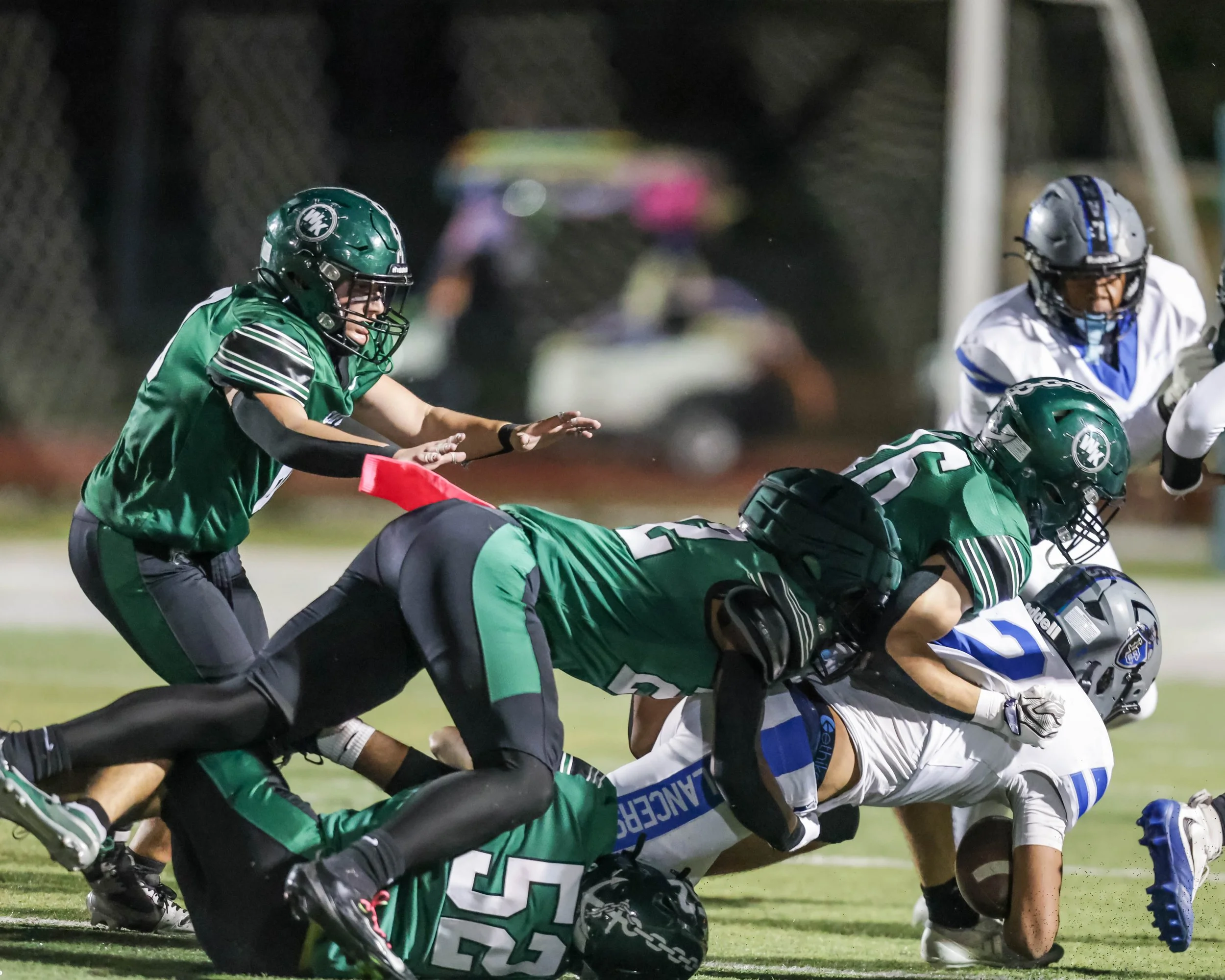 WK #52, #16 and #22 with a tackle