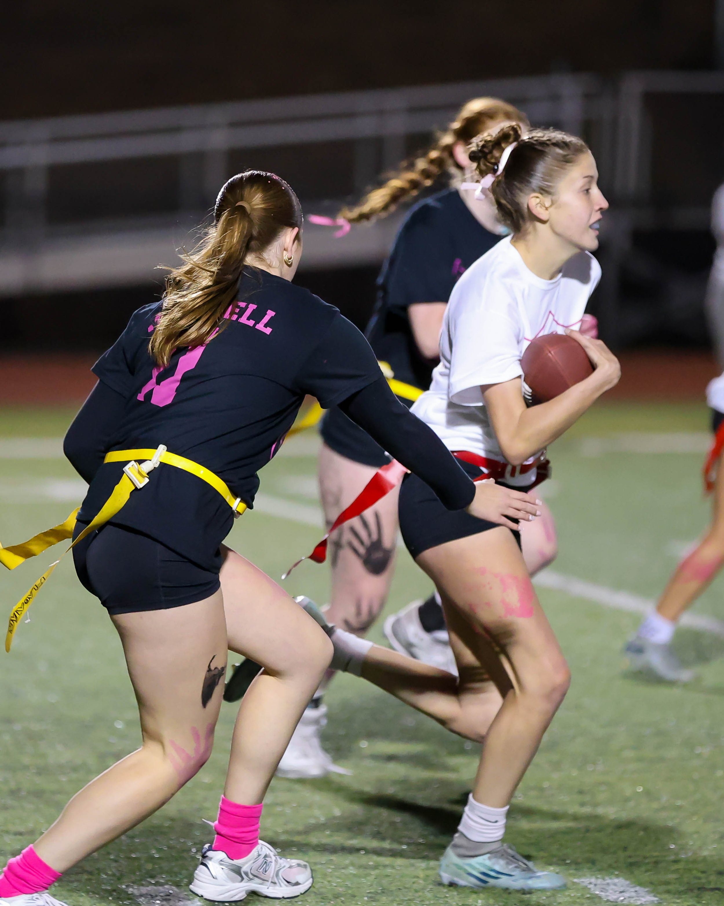 Junior with the ball