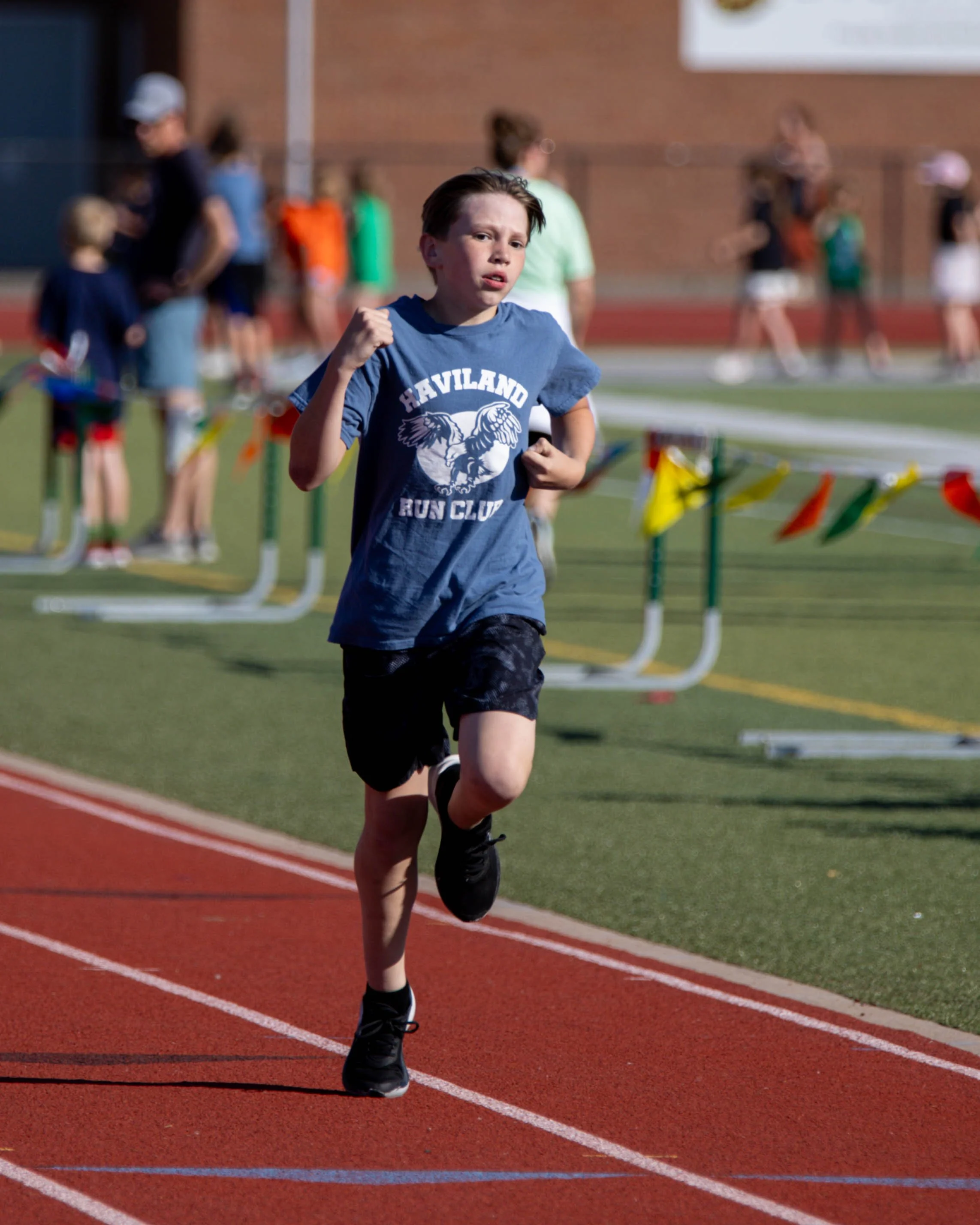 Haviland boy finishes the race