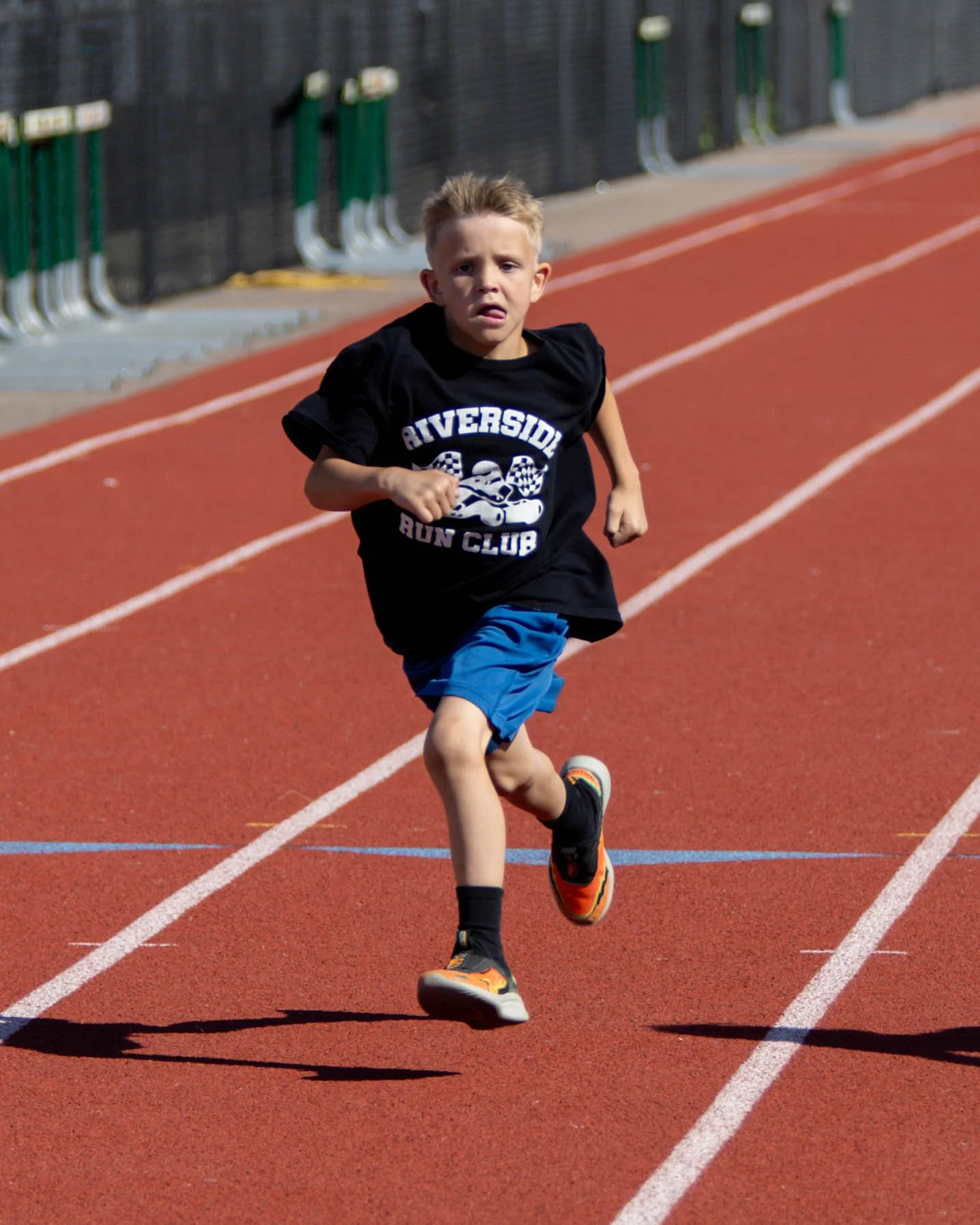 Riverside runner finishes the race