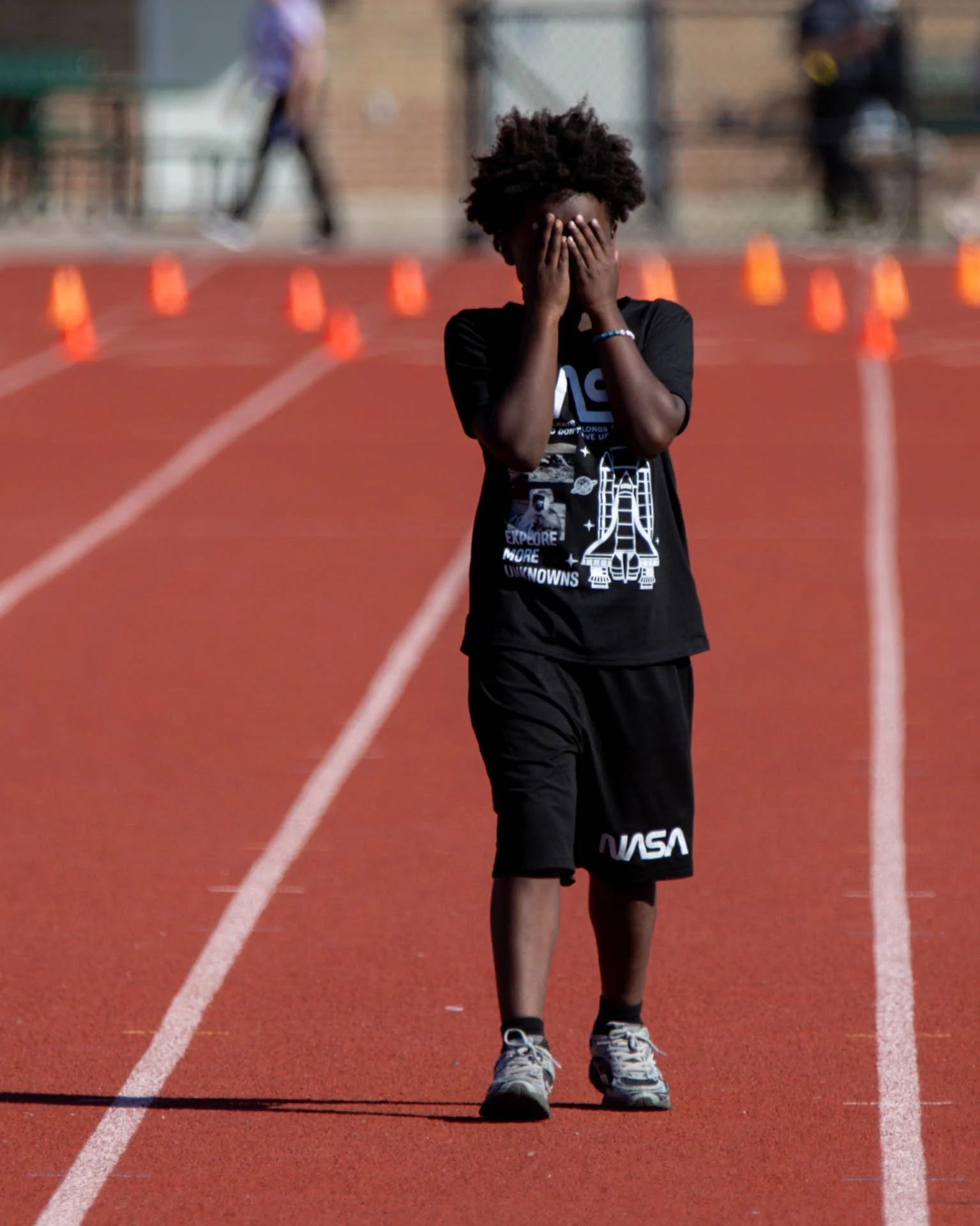 Riverside runner finishes the race