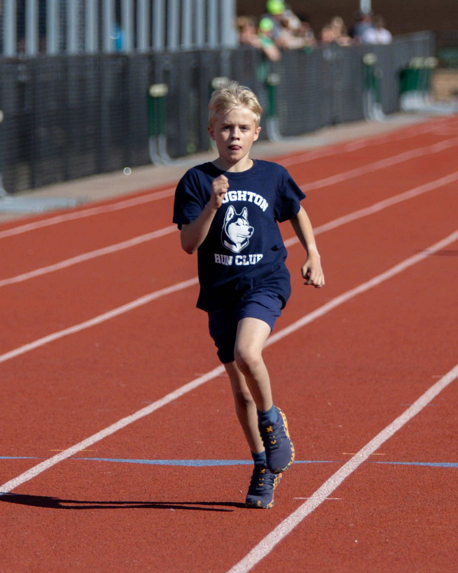 Houghton runner finishes the race