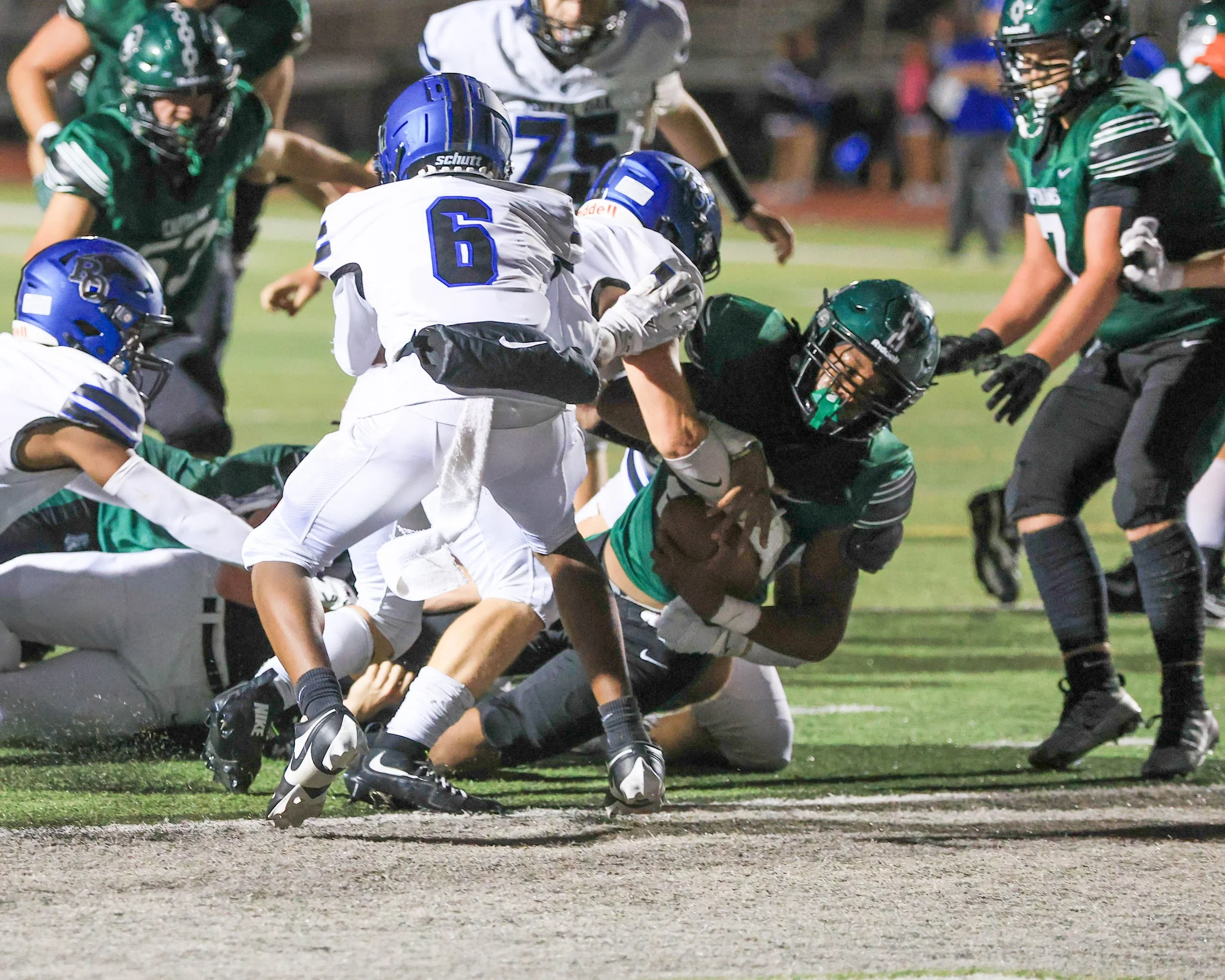 WK #22 scores a late touchdown