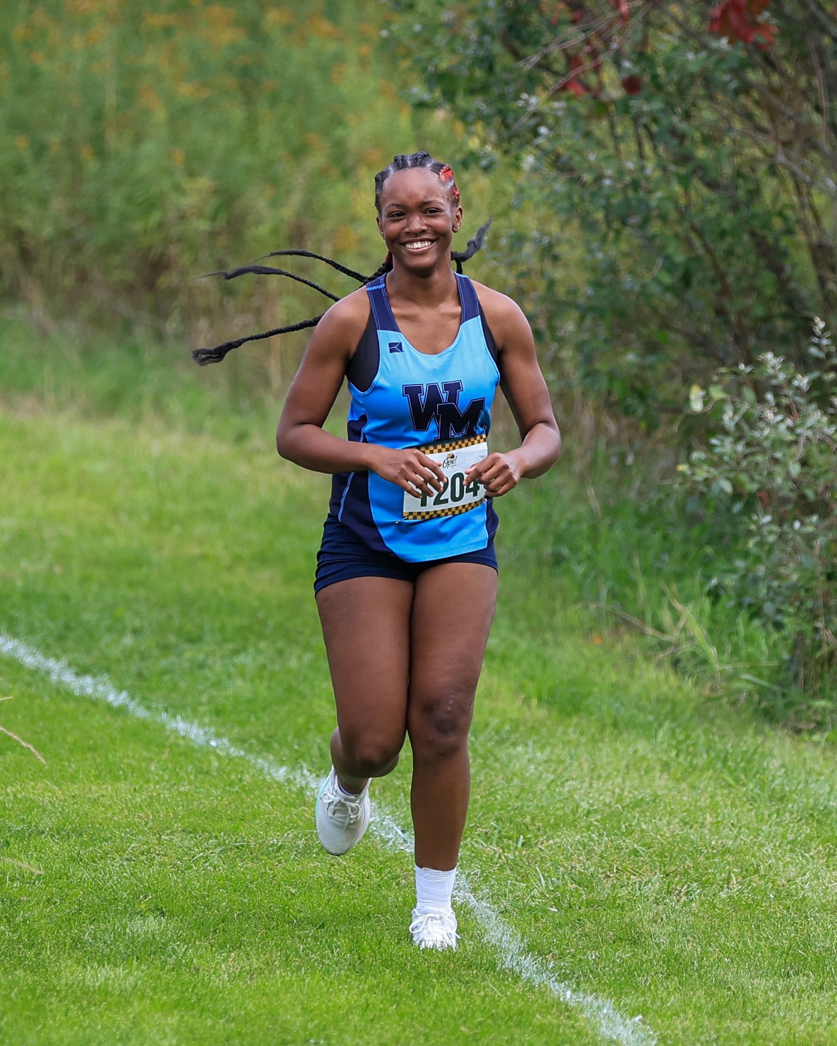 WM runner at the half way point