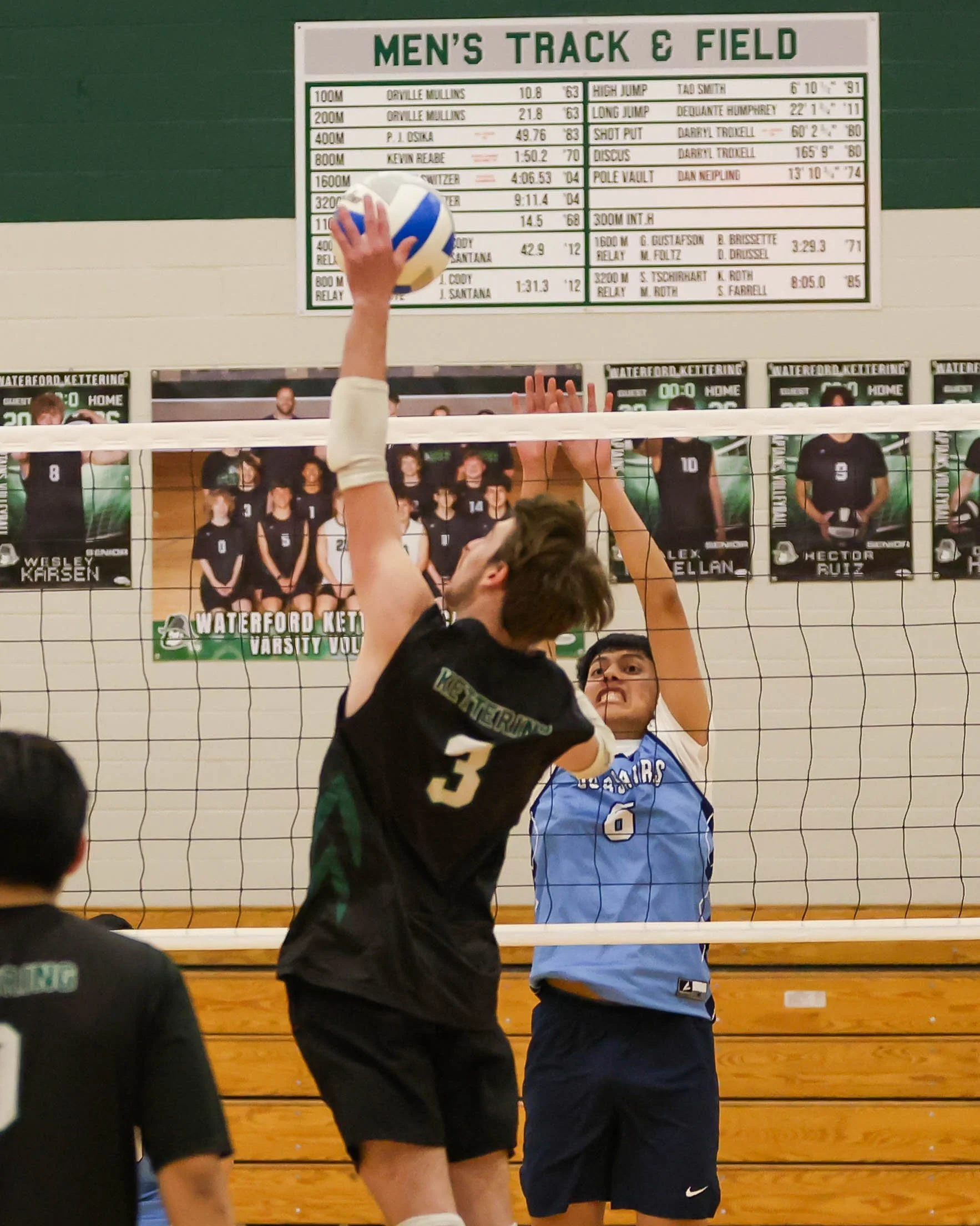 Kettering #3 hits the ball
