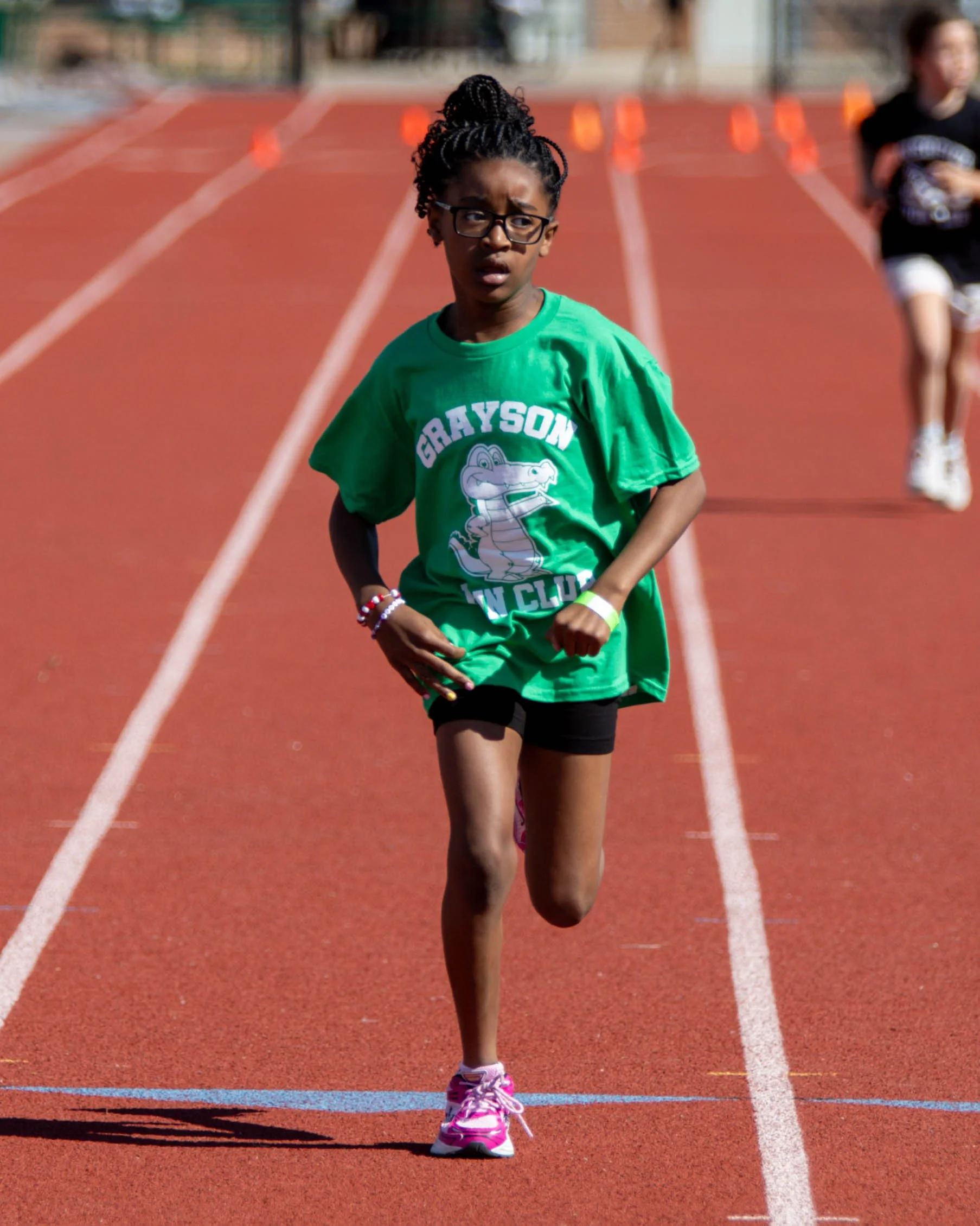 Grayson runner finishes the race
