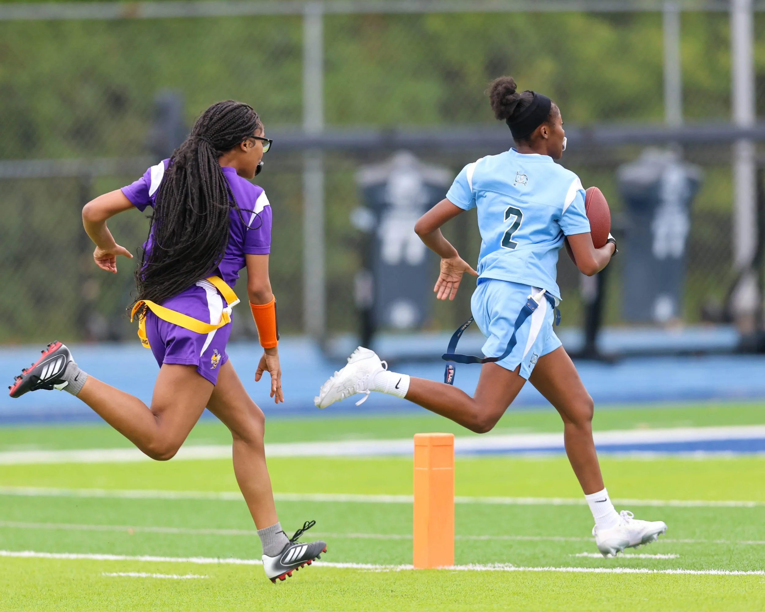 WM #2 crosses the goal line for s touchdown