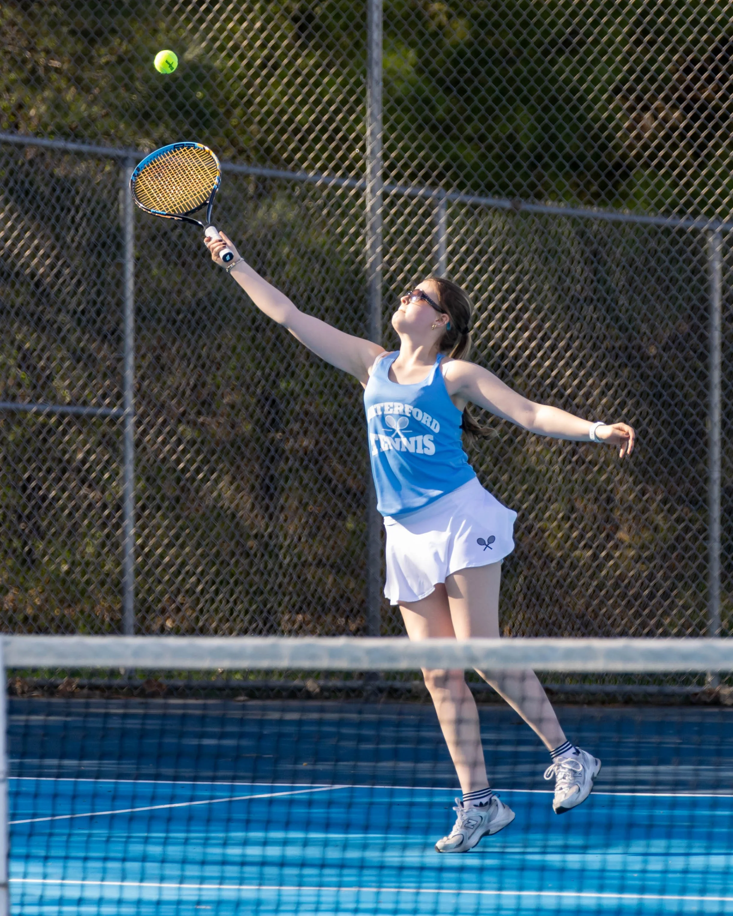 Waterford United player returns the ball