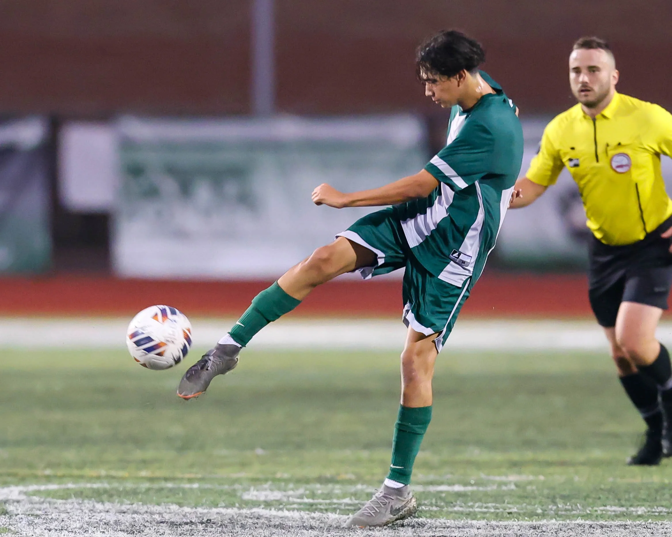 WK player passes the ball