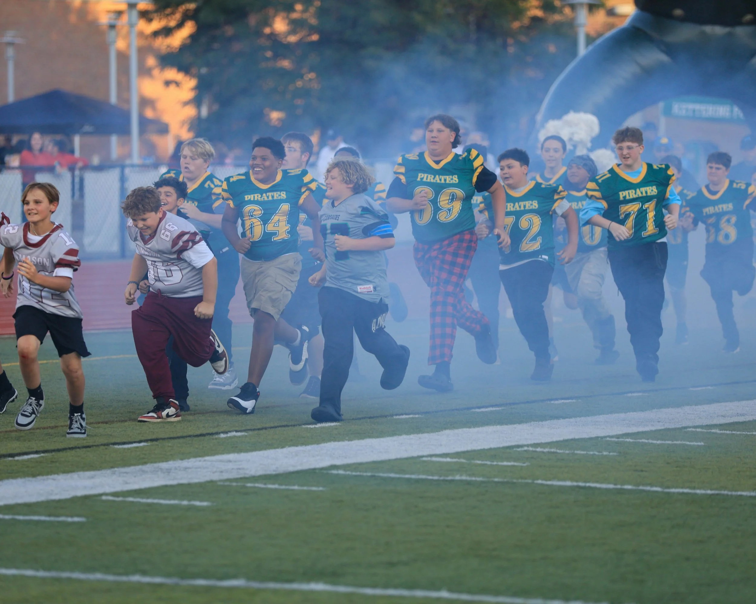 Pierce Middle School Football Players