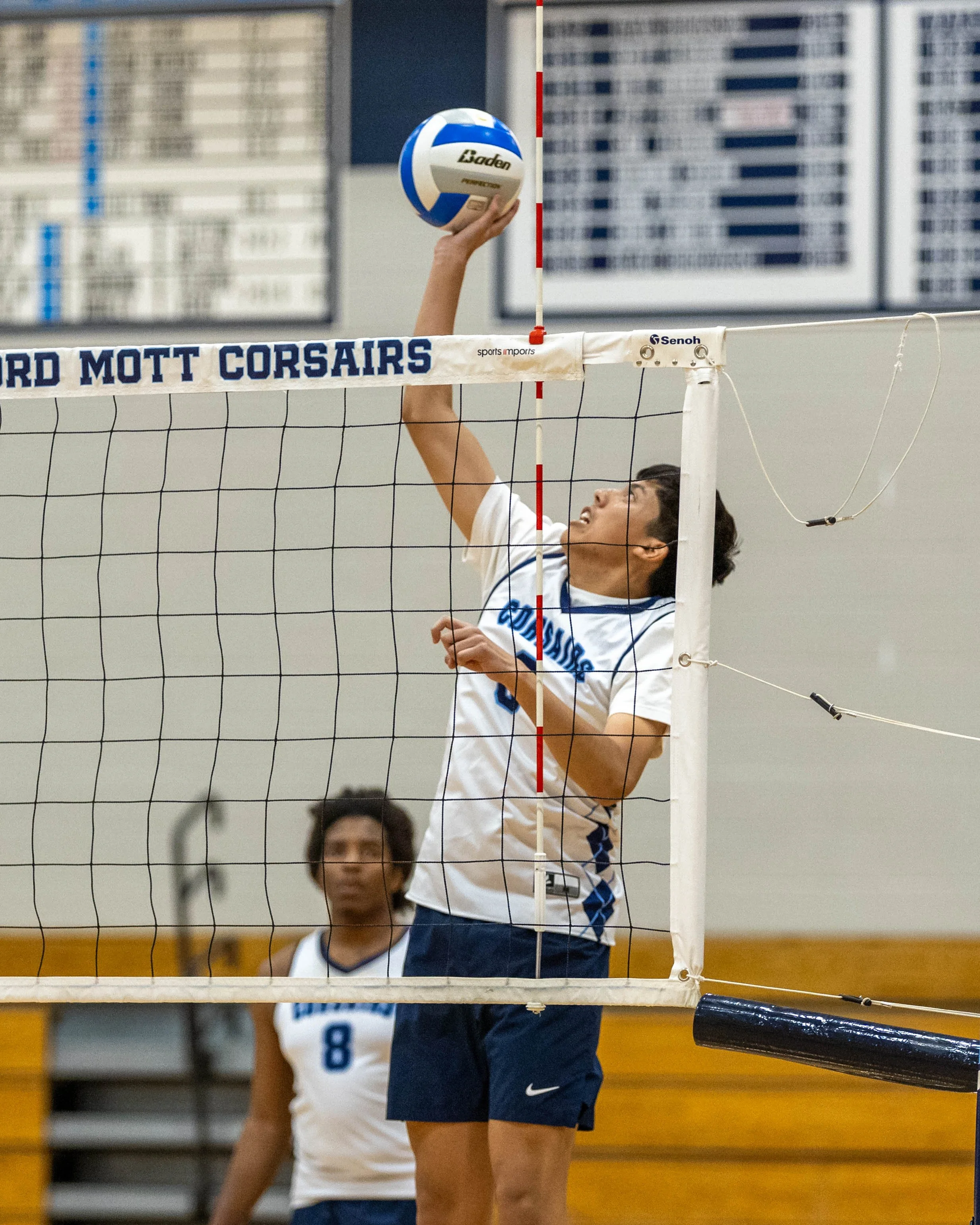 #6 hits the ball