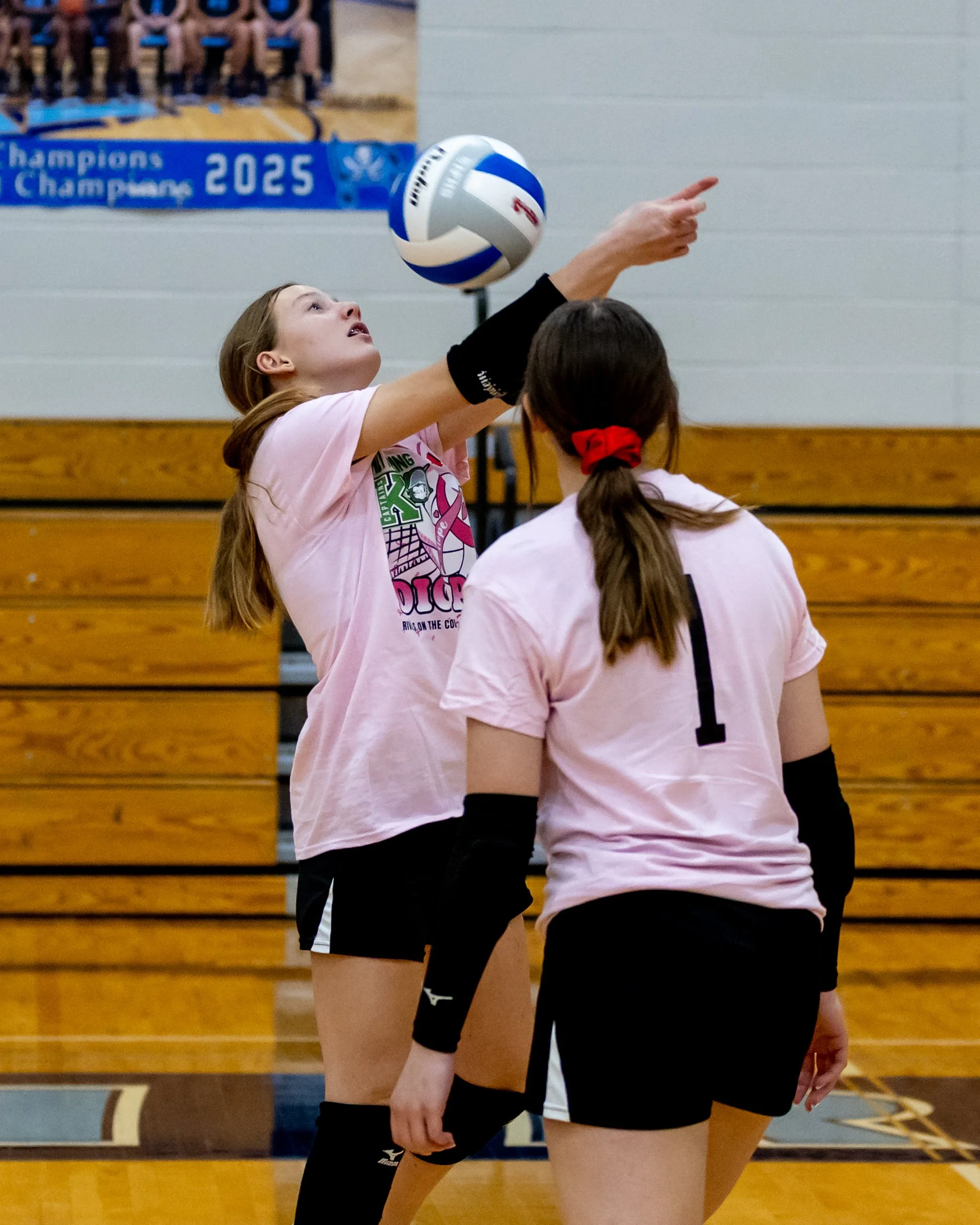 Firebird player hits the ball