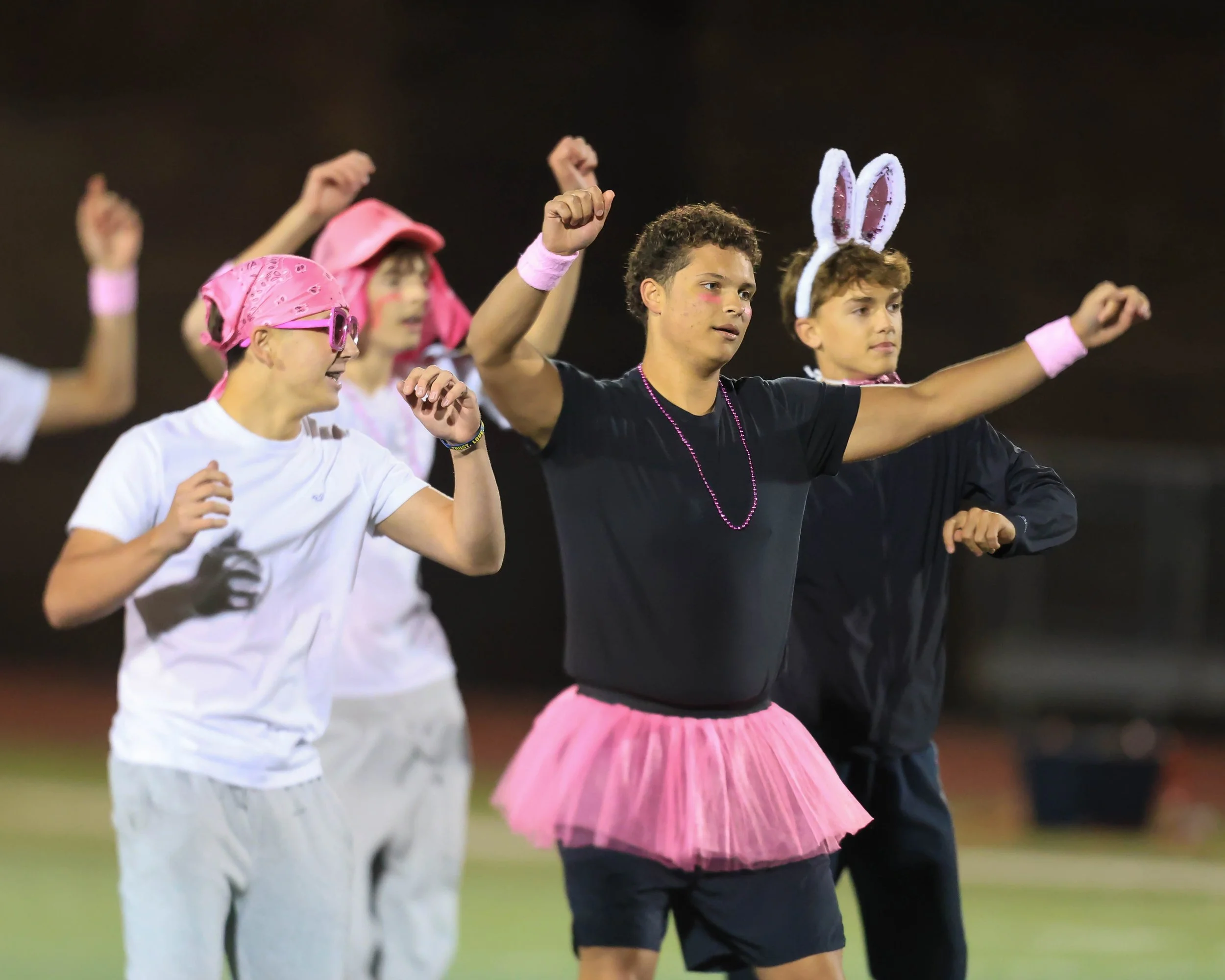 Dance team members