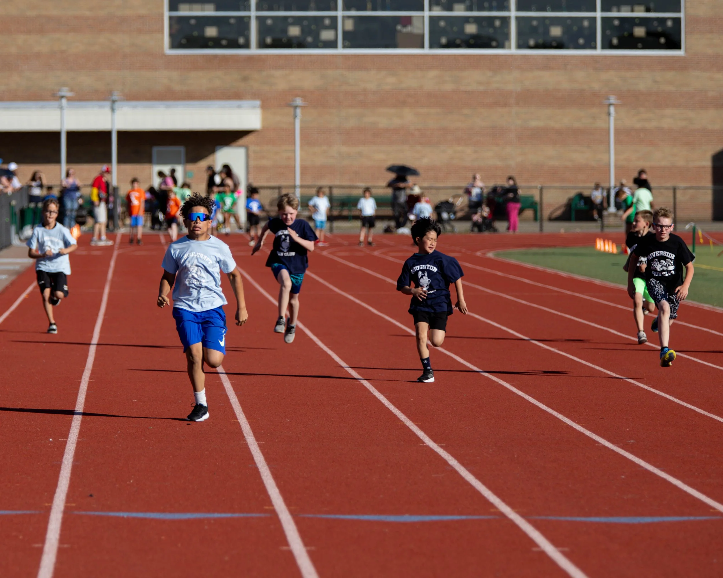 Schoolcraft, Houghton and Riverside on the track