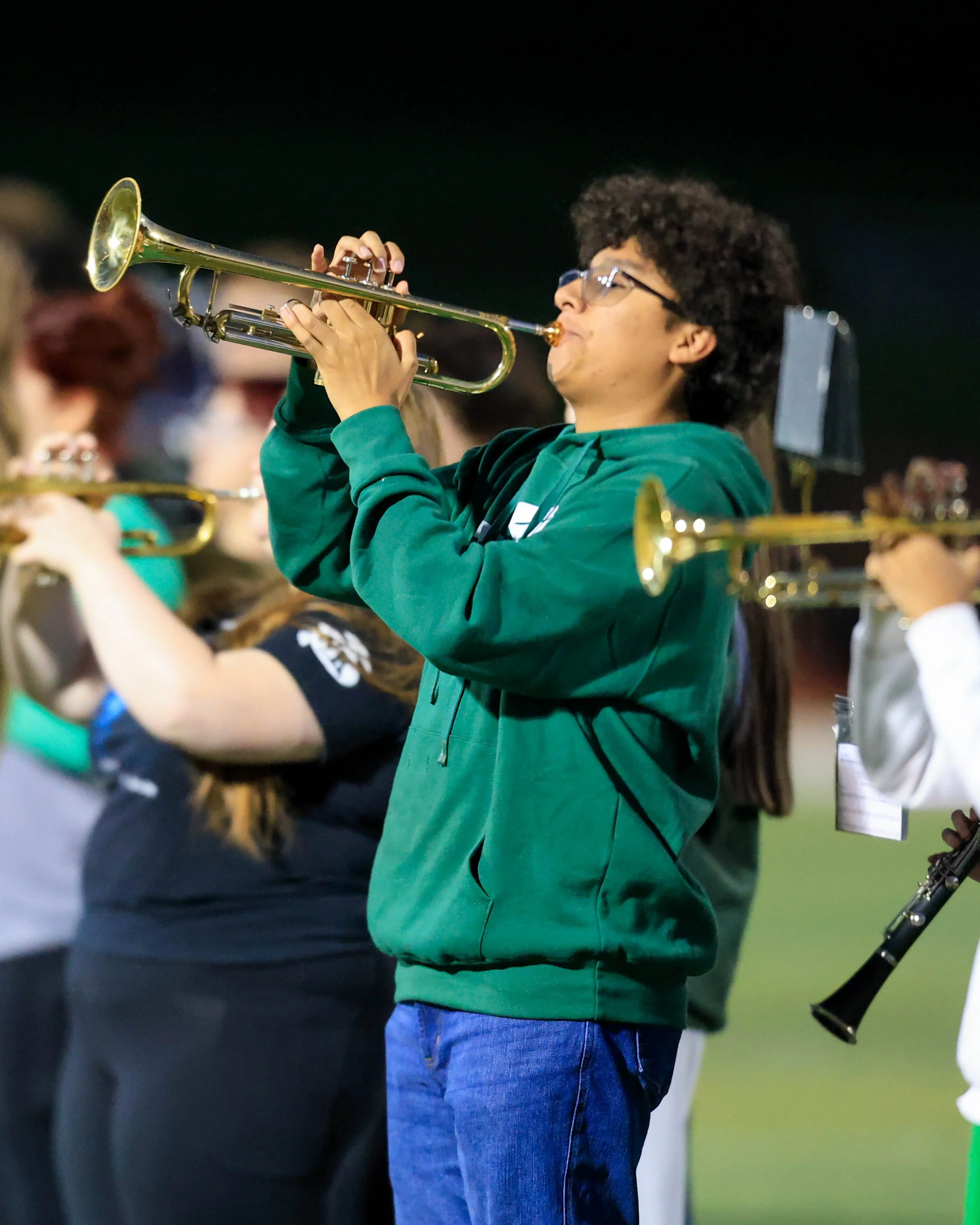 Kettering Trumpet player National Anthem