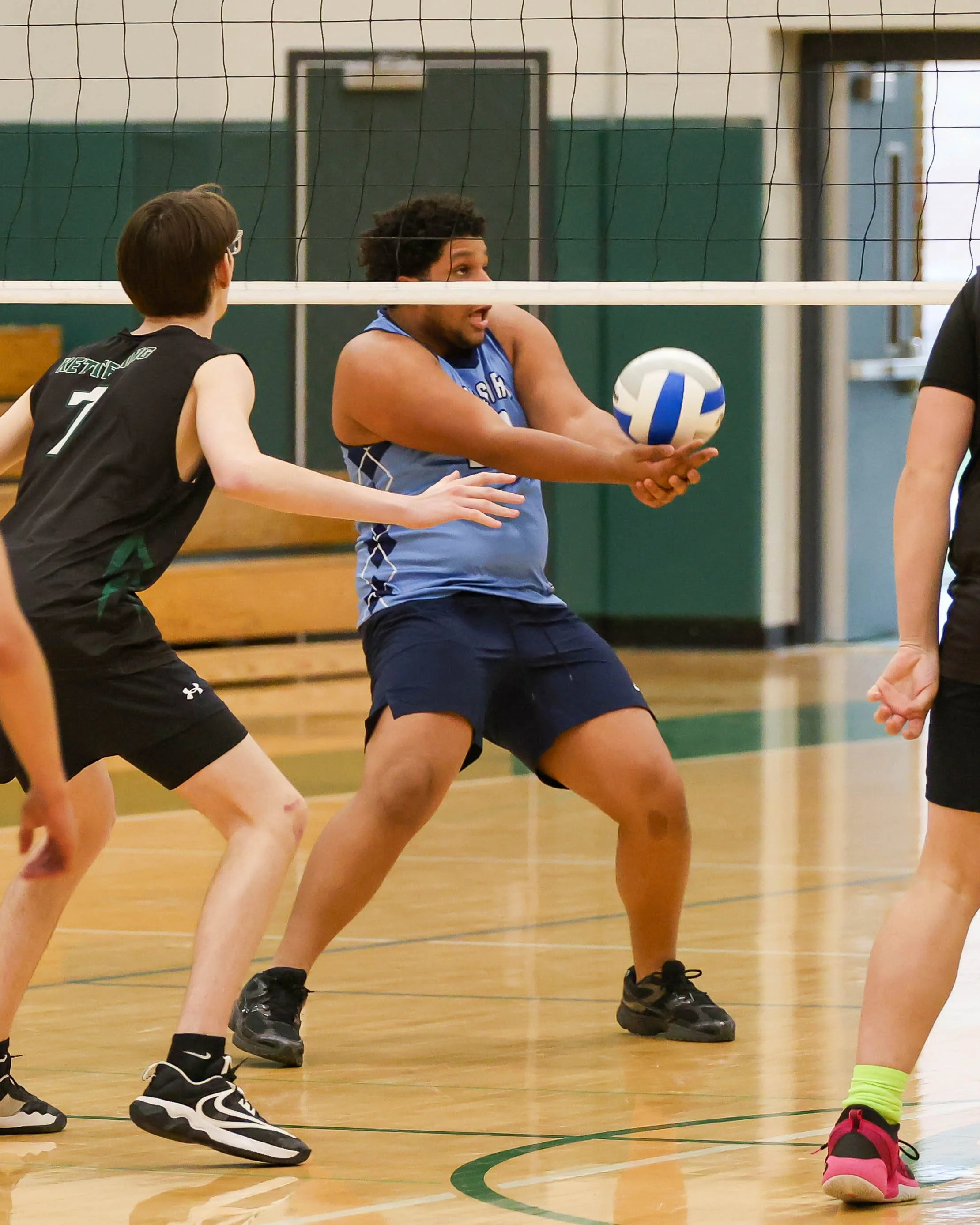 Mott #13 hits the ball