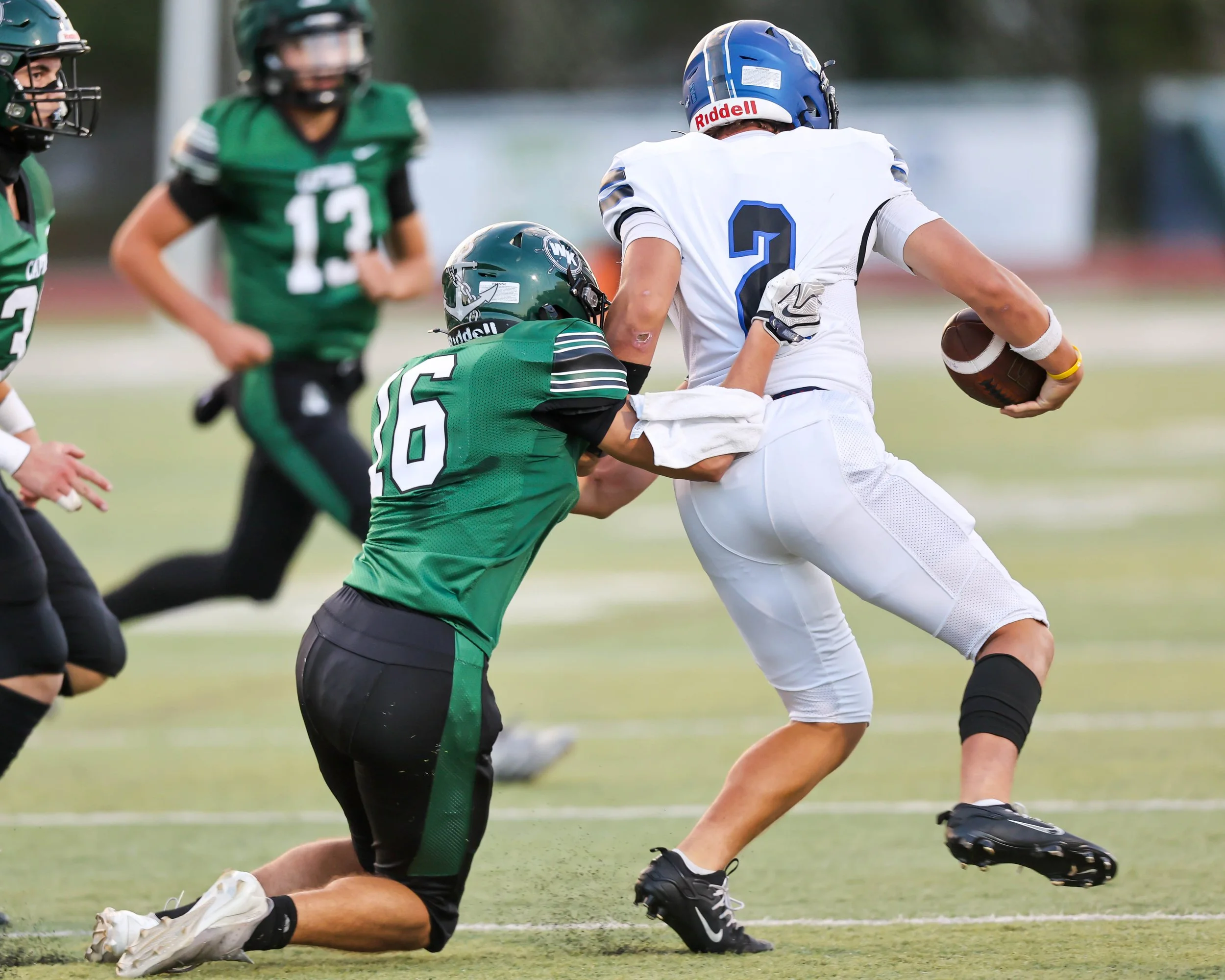 WK #16 tackles the RO quarterback