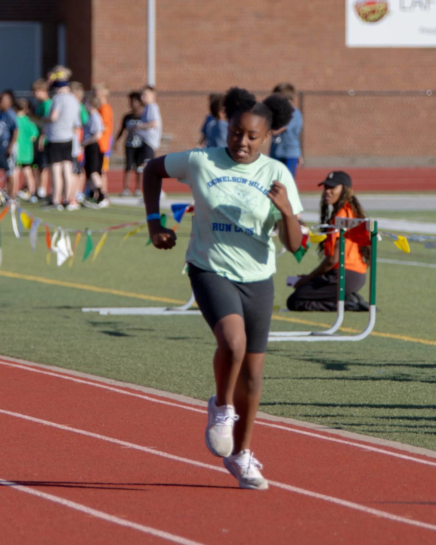 Donelson Hills on the track