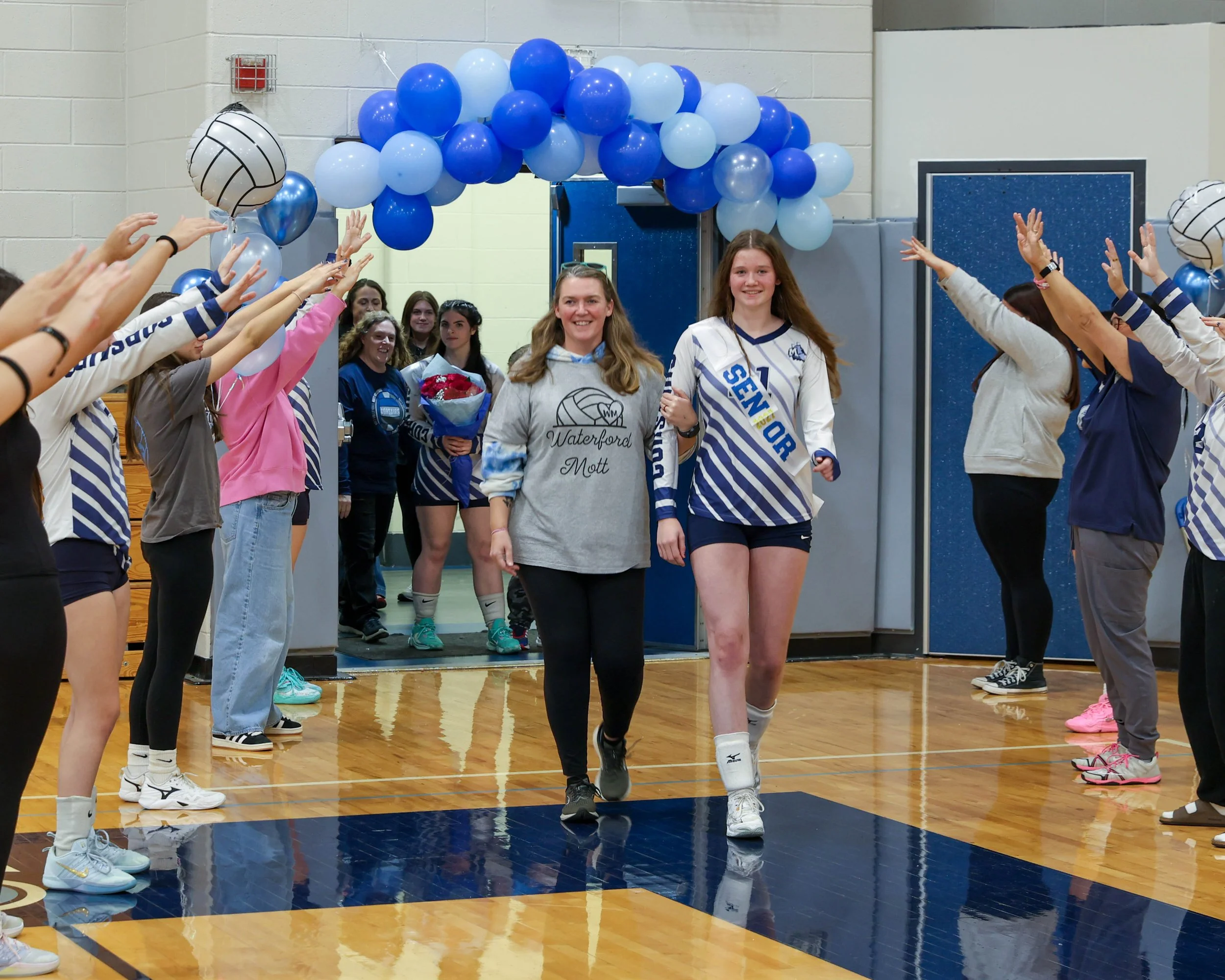 Senior Night walkout #11