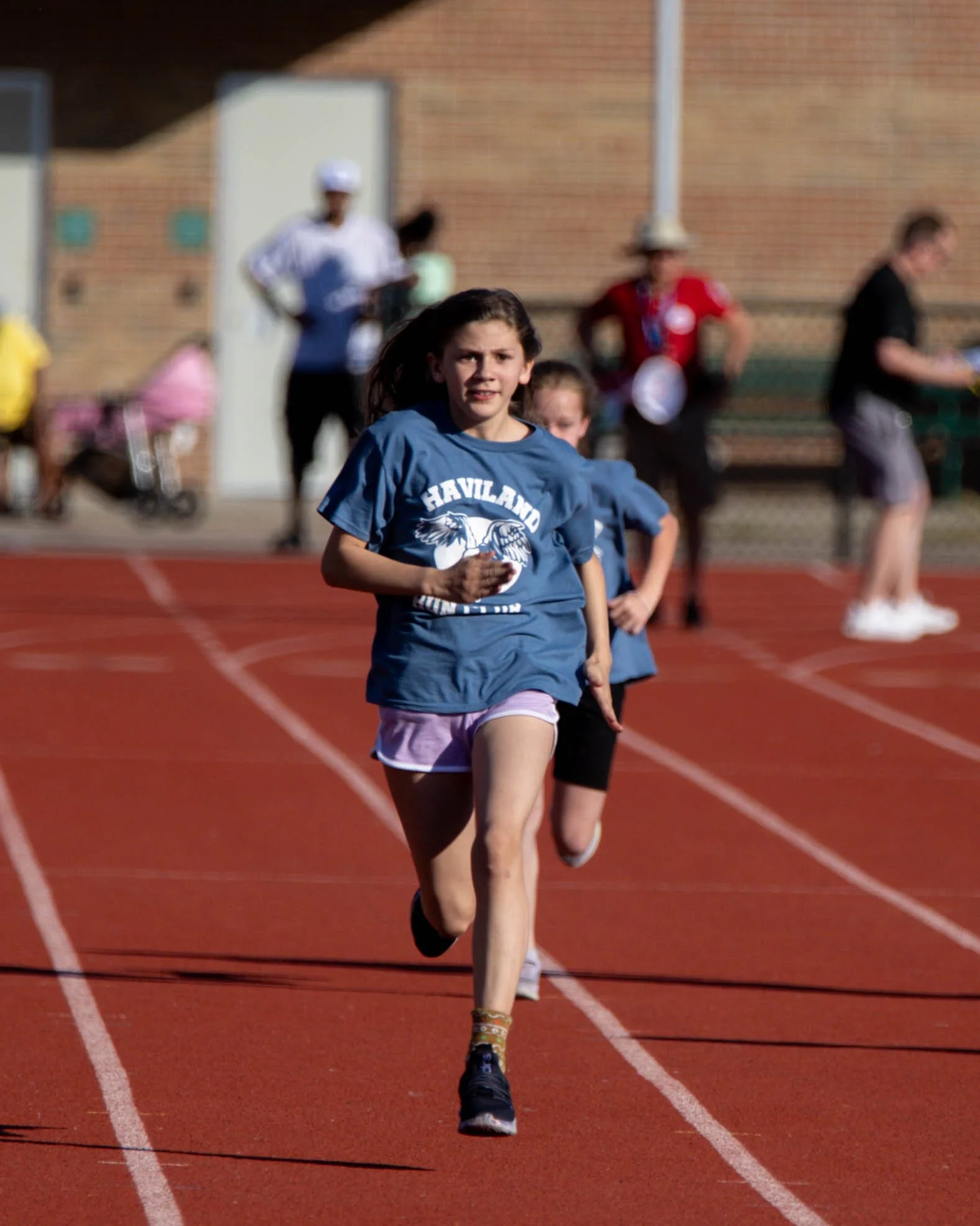Haviland girl on the track