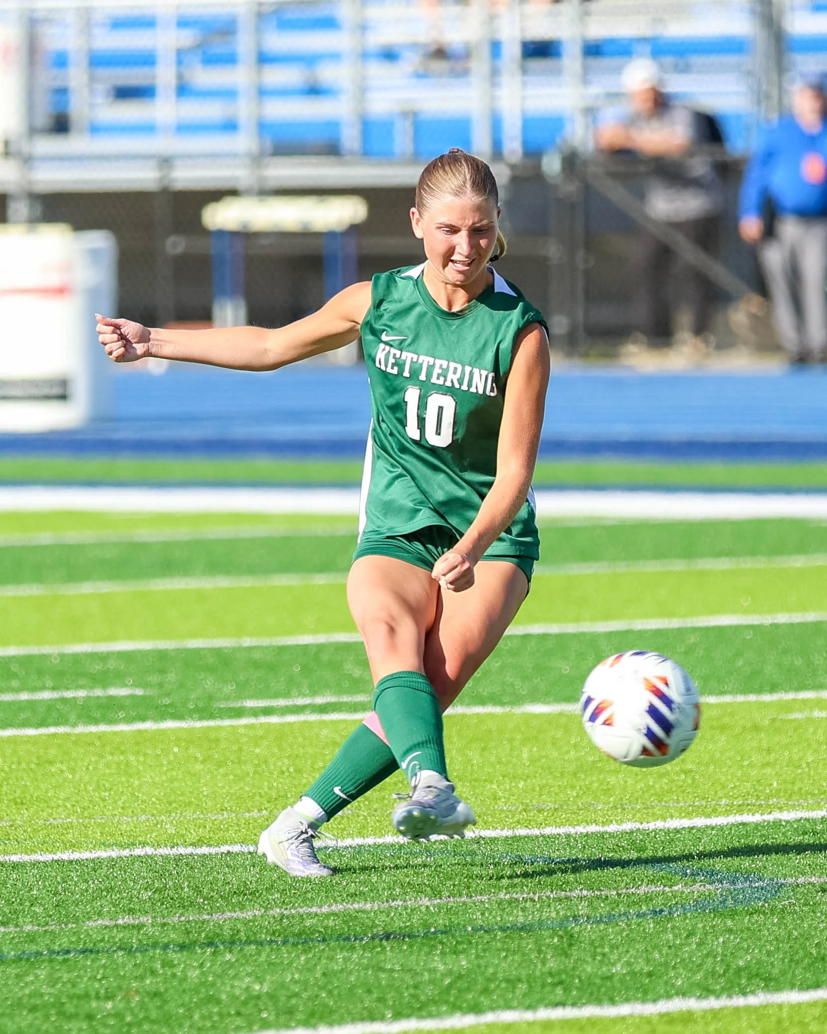 #10 with the ball on the way