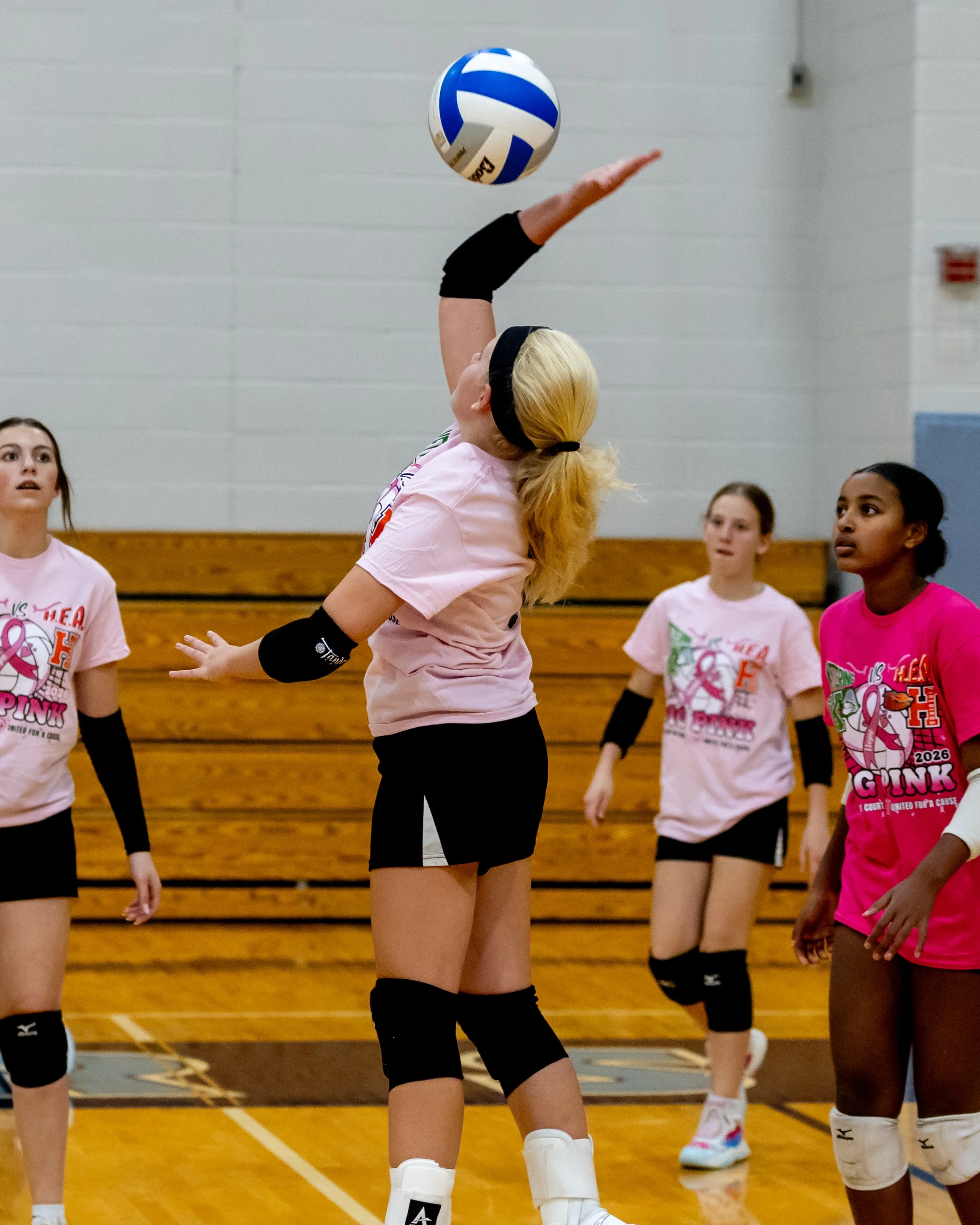 Firebird player hits the ball
