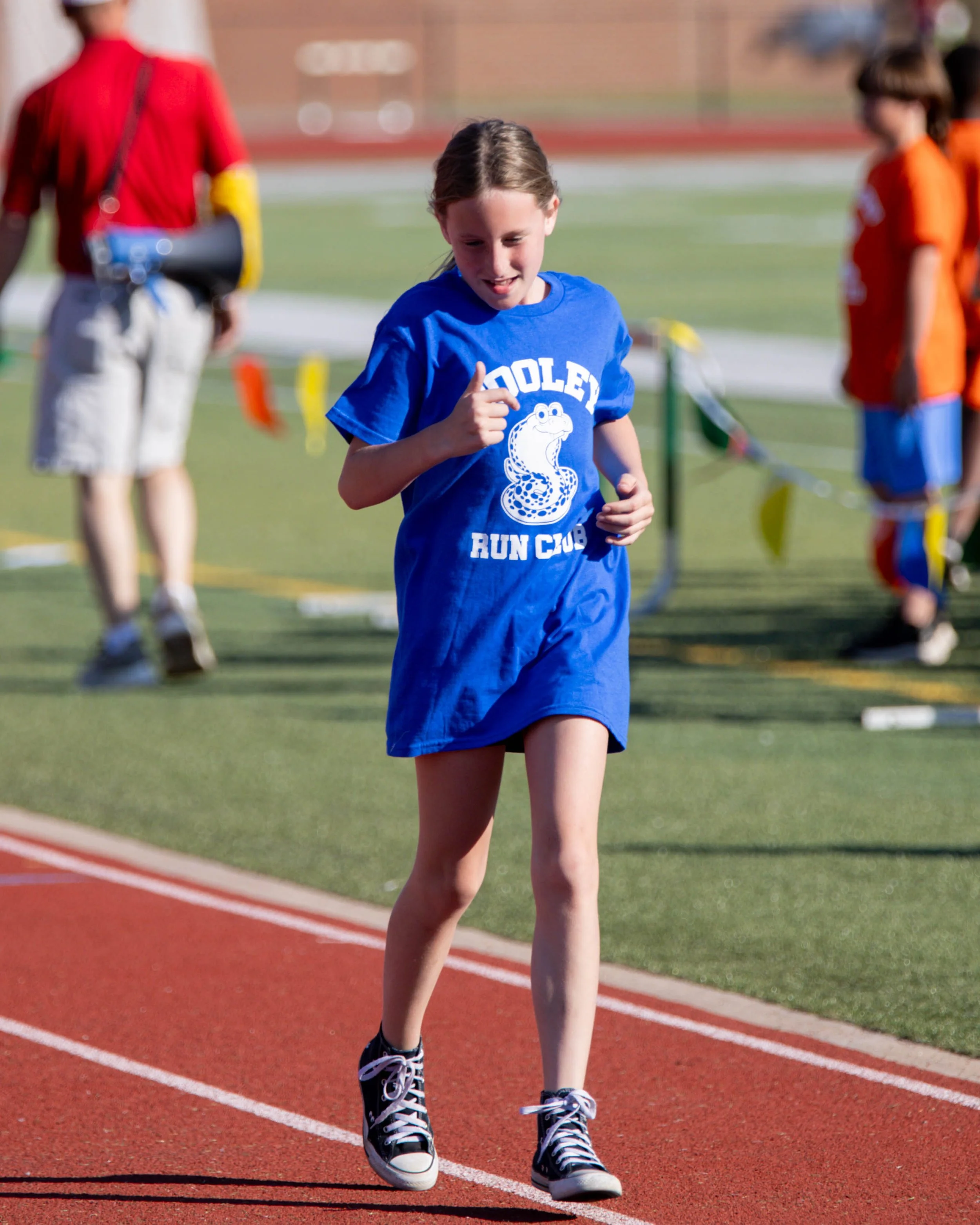 Cooley girl finishes the race