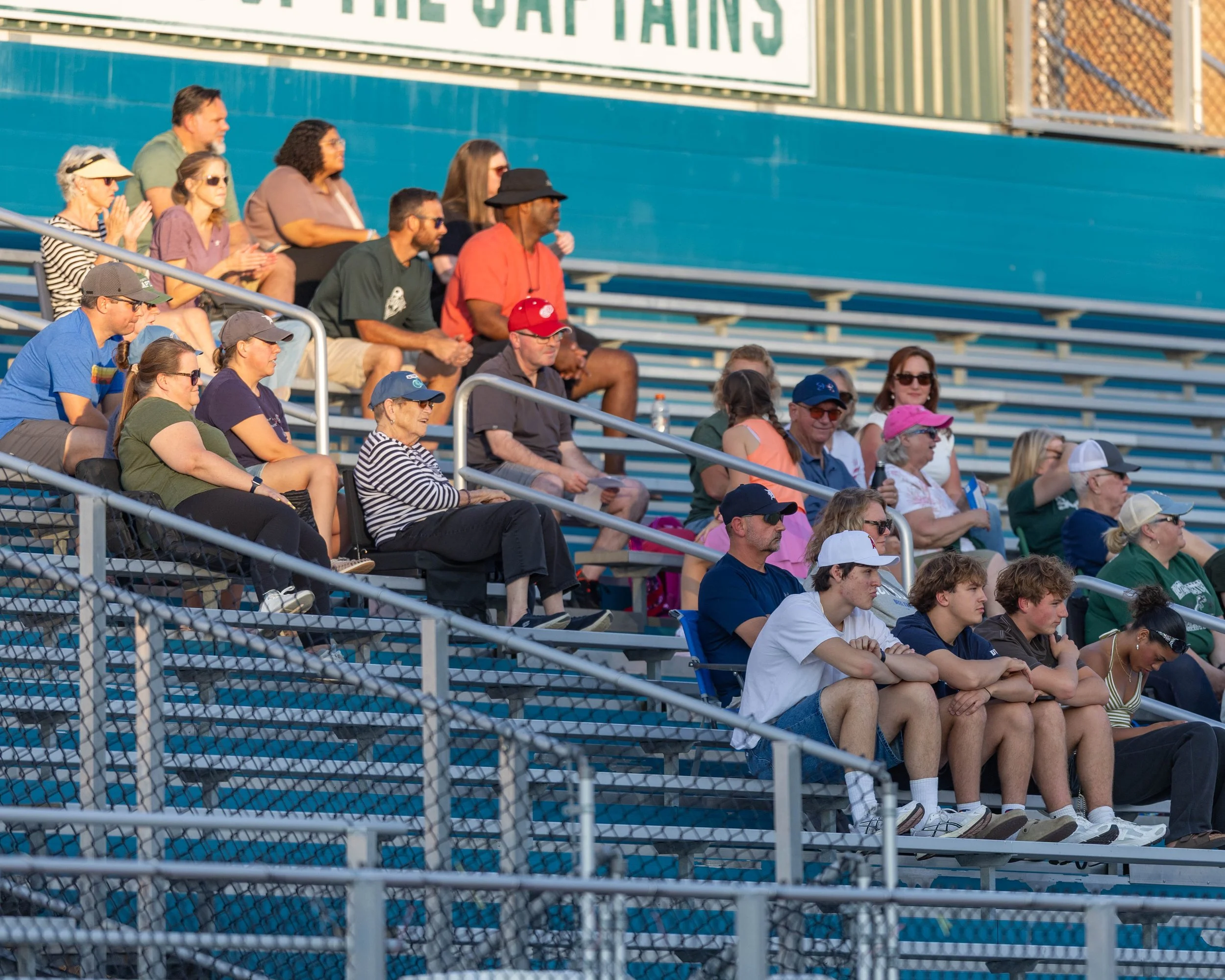 Home fans in the stands