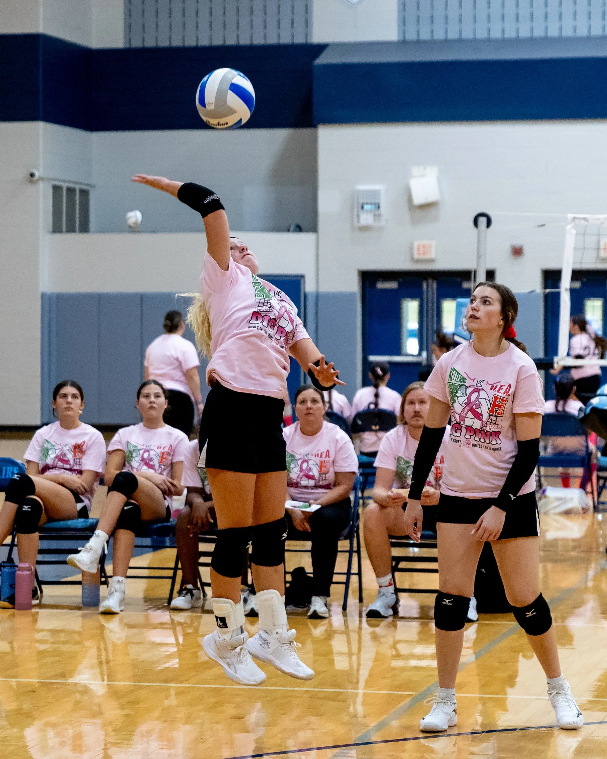Firebird player hits the ball