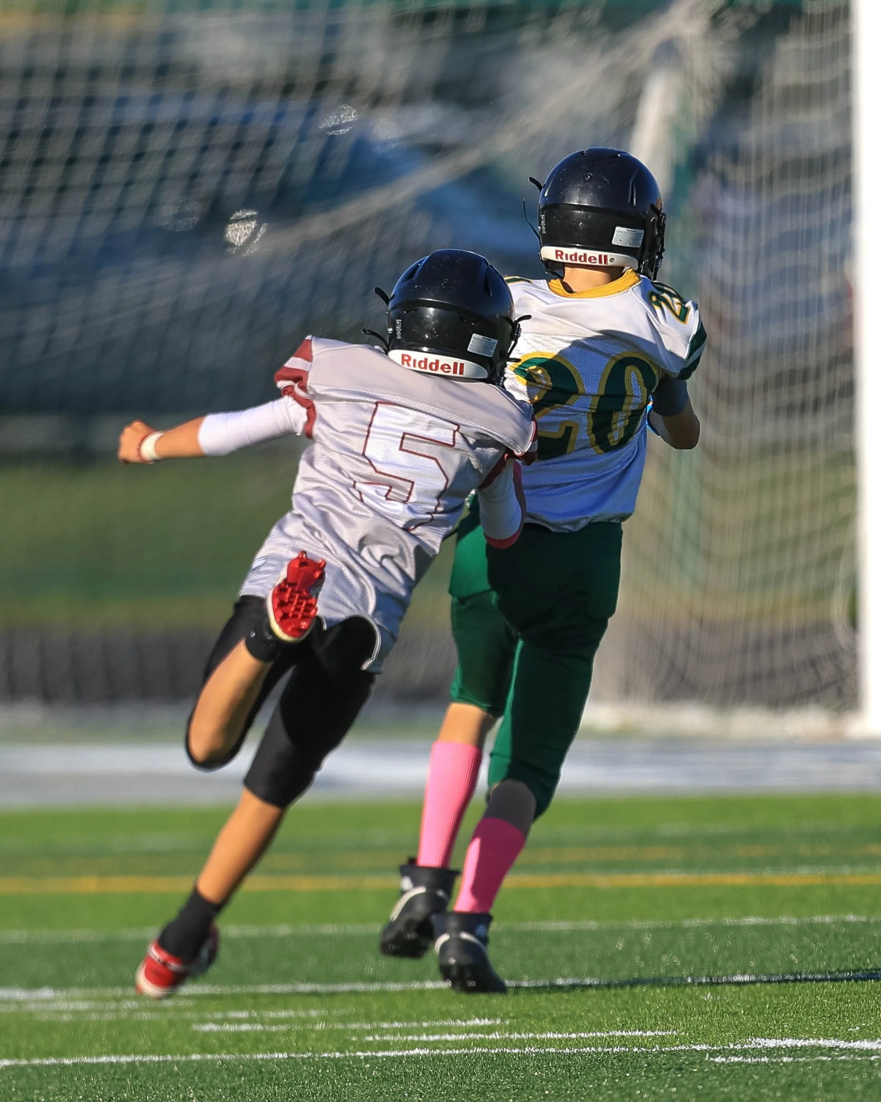 Pierce #20 caught by Mason #5