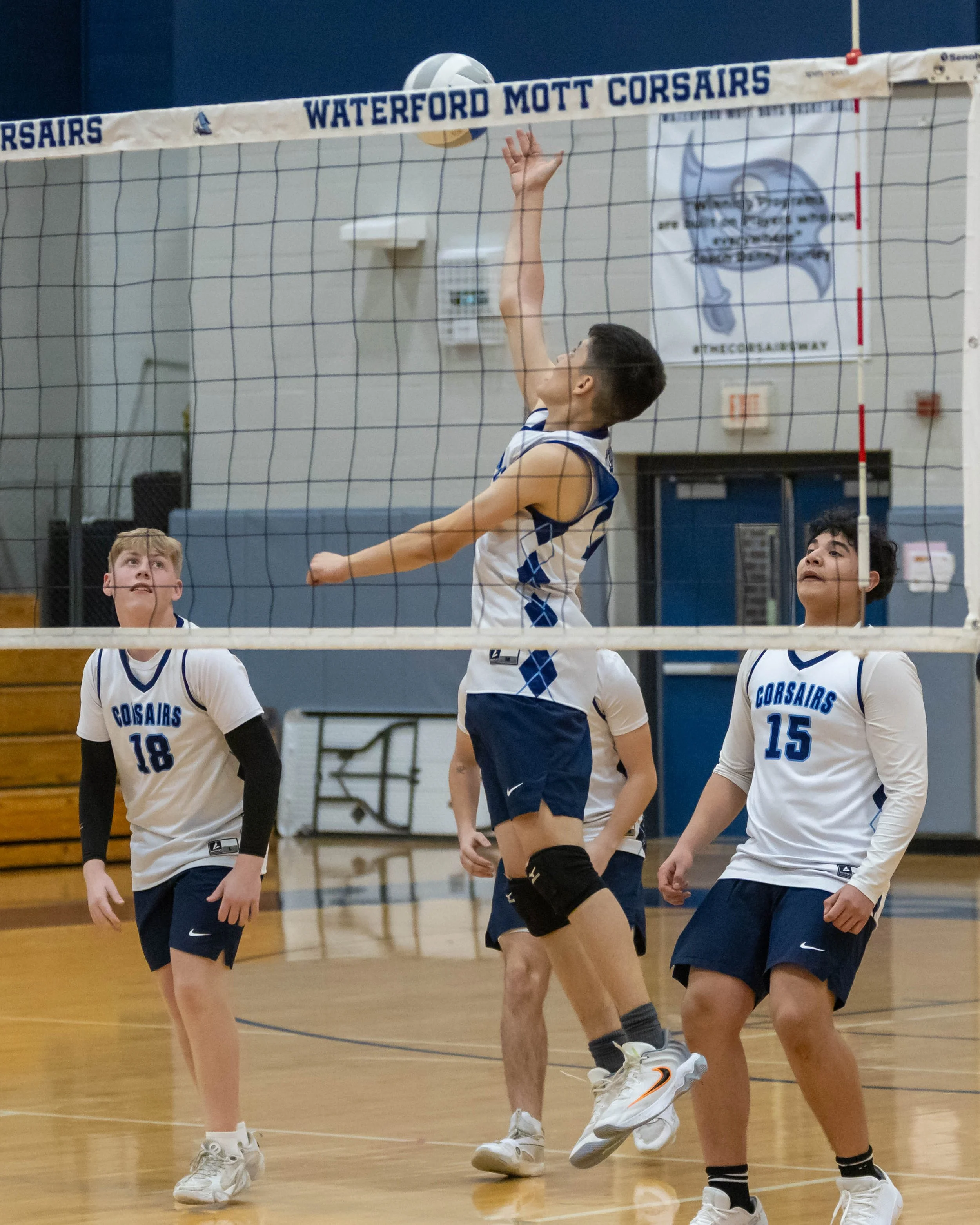 #10 hits the ball
