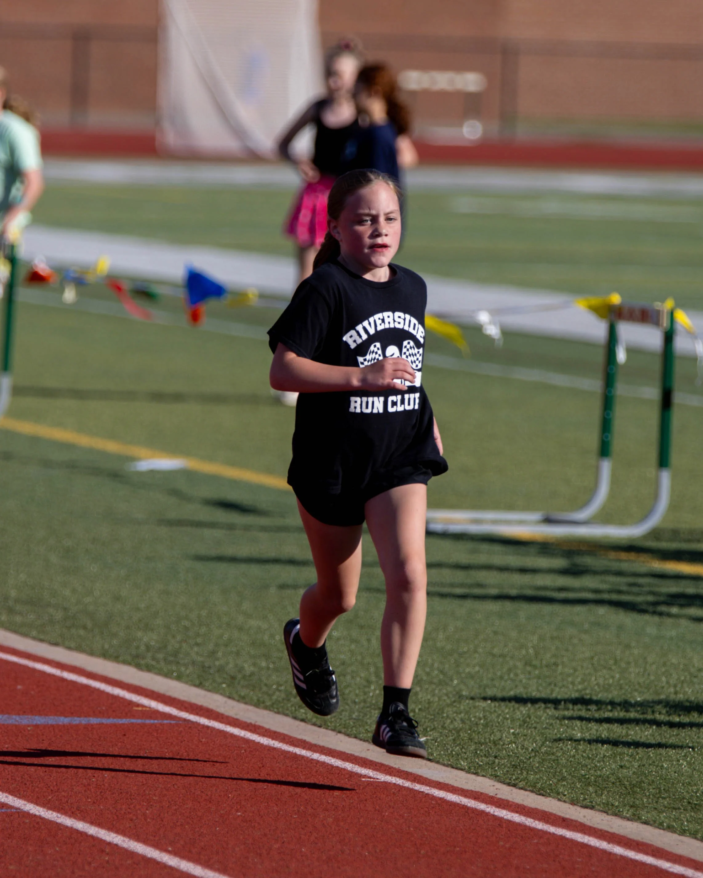 Riverside girl finishes the race