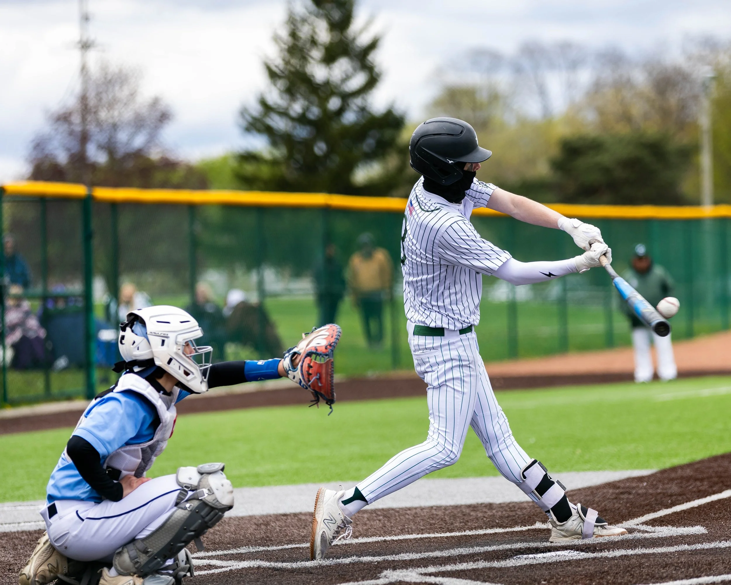 Kettering #3 hits the ball