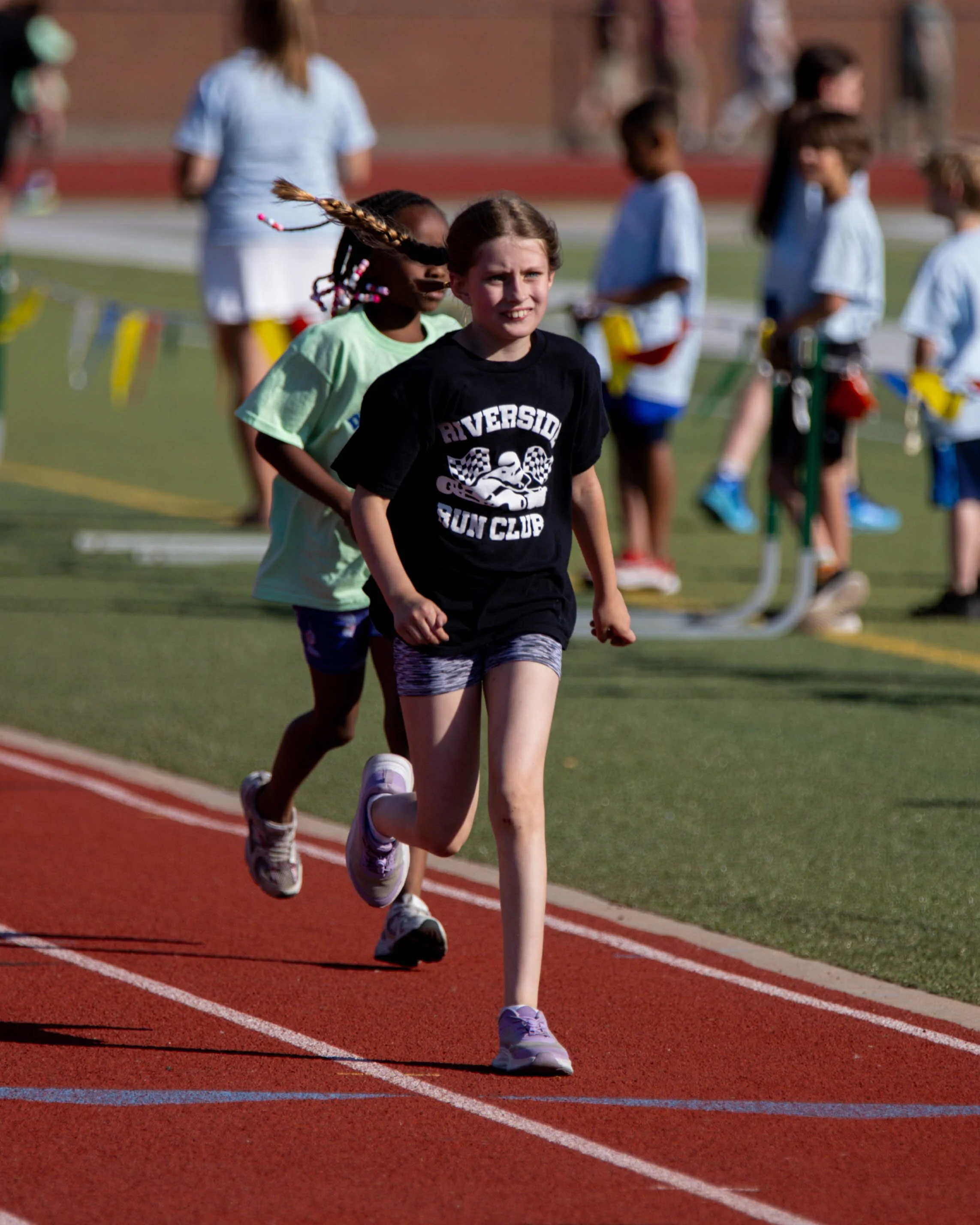 Riverside runner finishes race