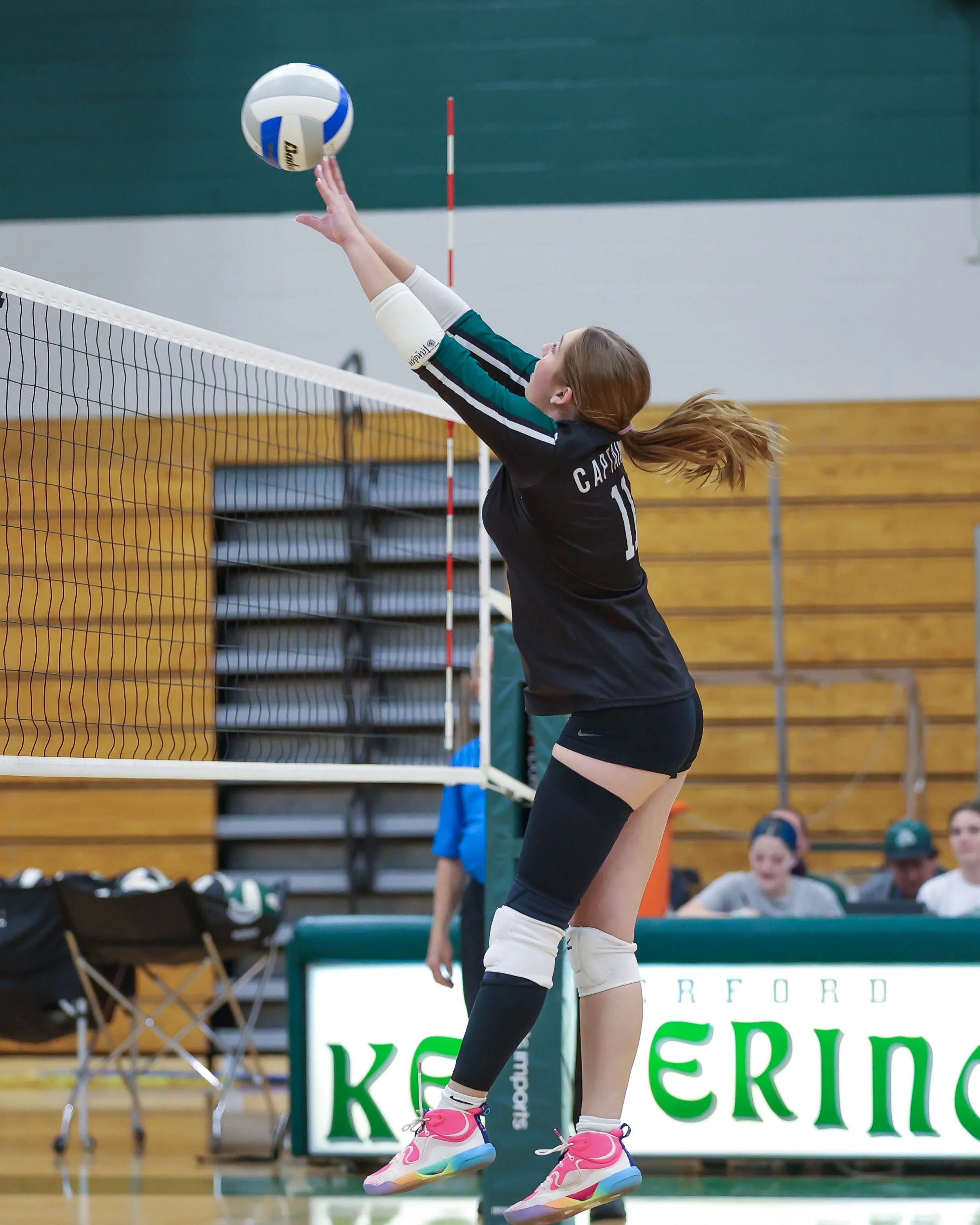 Kettering #11 hits the ball